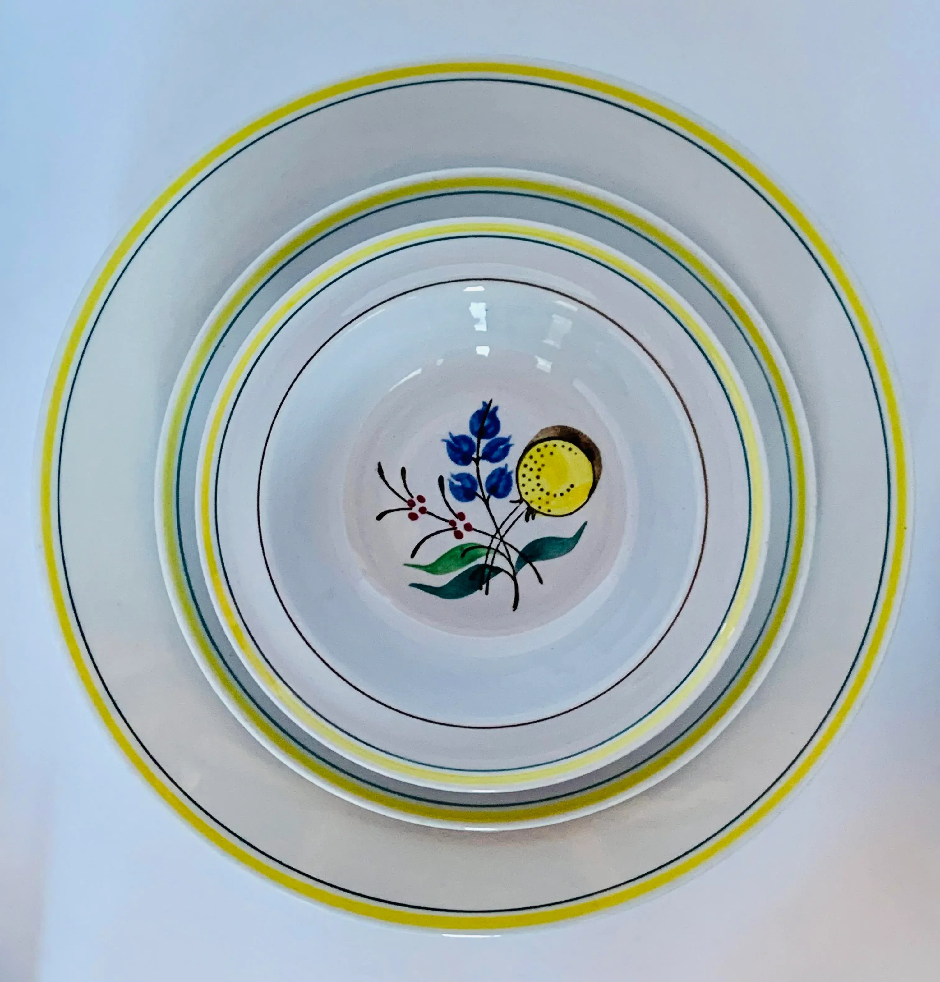 スノウ さま】old arabia ❀ blue flower plate A