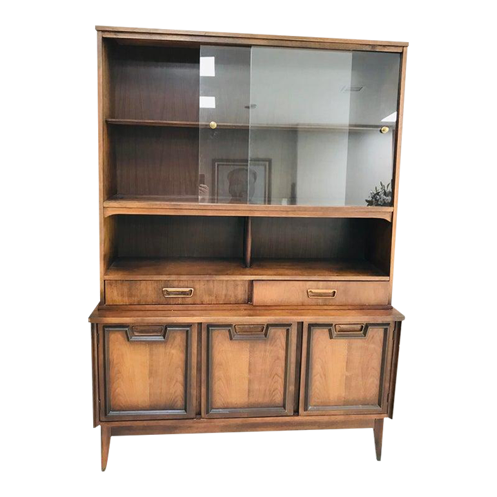 1960s MidCentury Modern Hutch by Garrison Chairish
