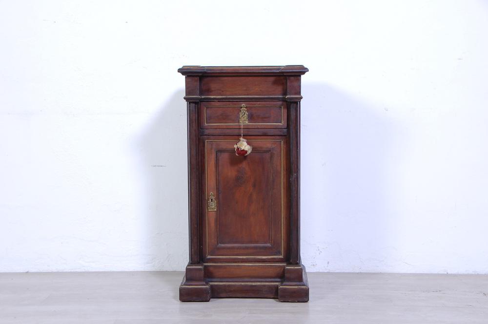 Antique Empire Style Bedside Table, 1...