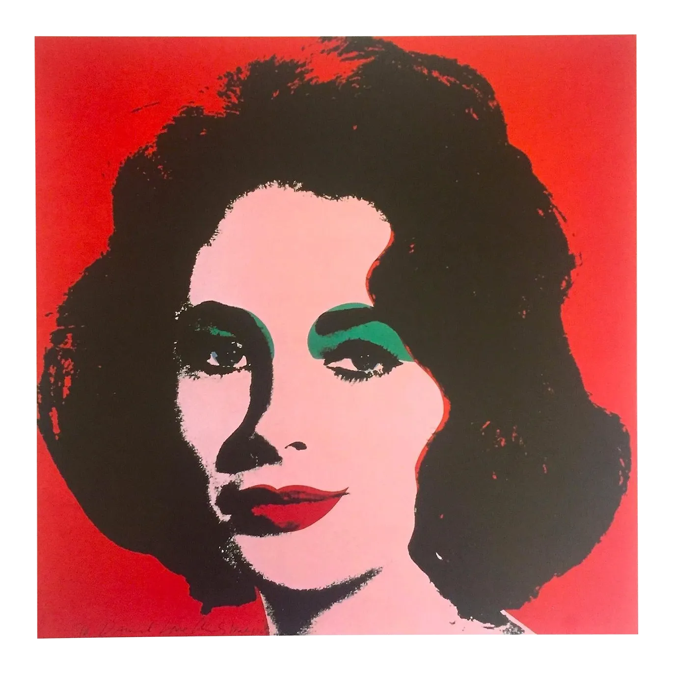 Andy Warhol Estate Vintage 1989 Pop Art Lithograph Print