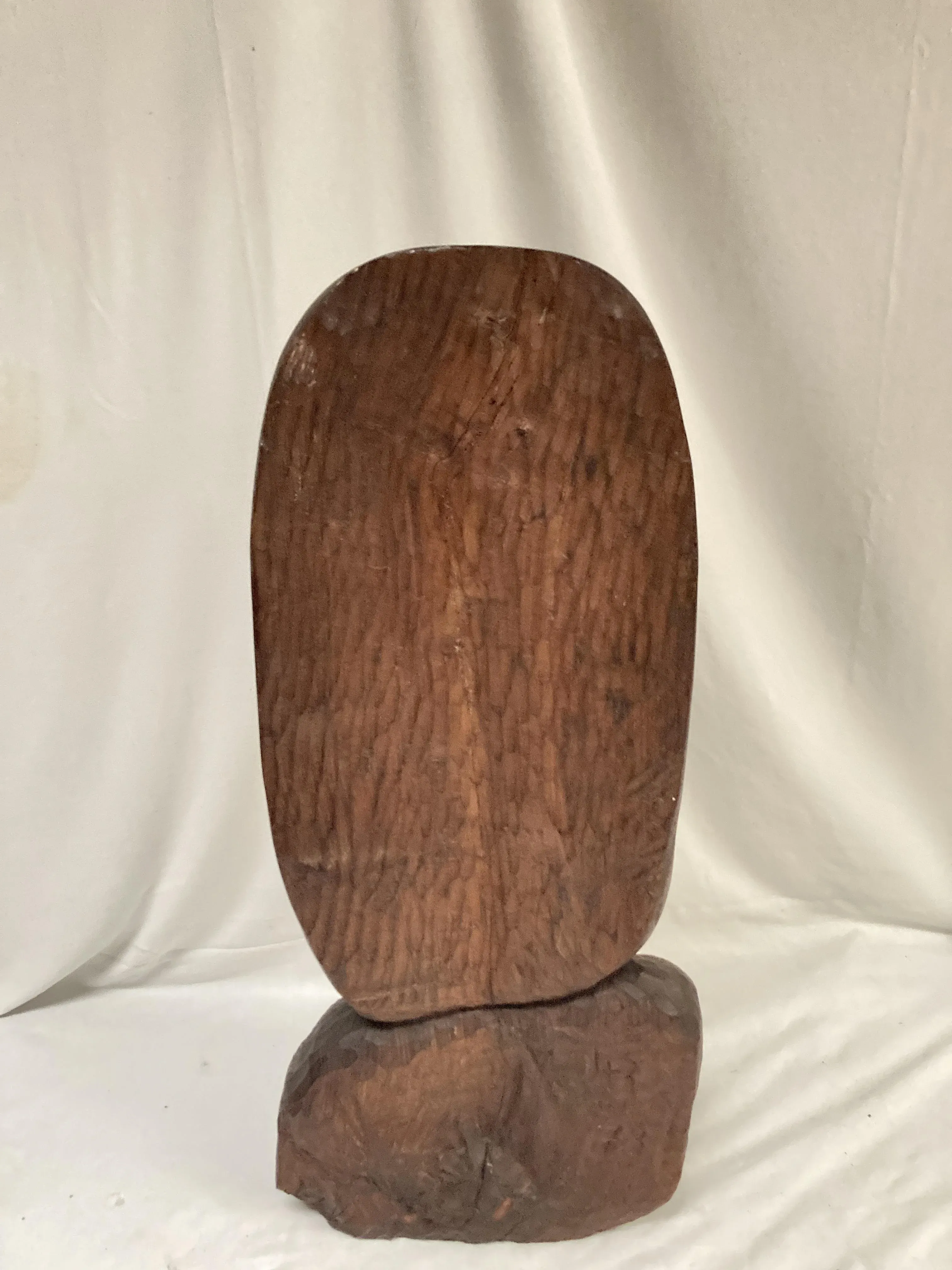 Face Sculpture, 1973, Wood