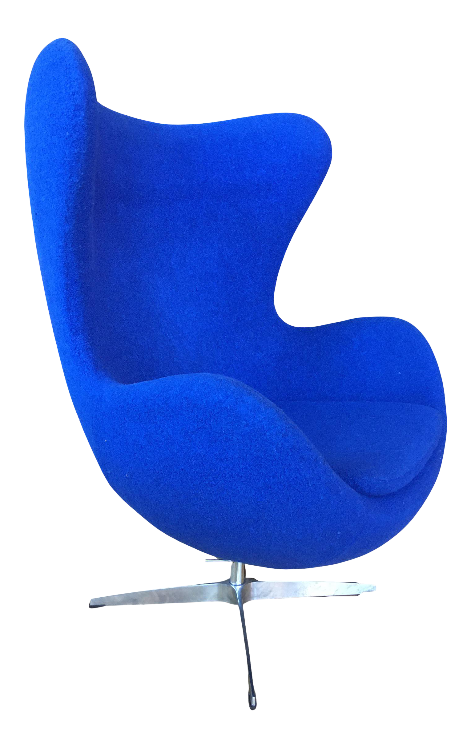 egg accent chair on Contemporary Lounge Chair In The Style Of Arne Jacobsen Chairish