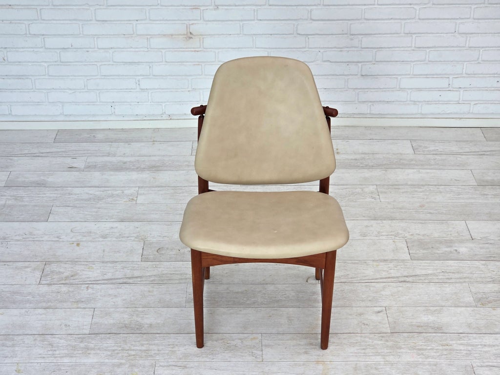 Vintage Danish Chairs in Teak by Arne Vodder, 1960s, Set of 3