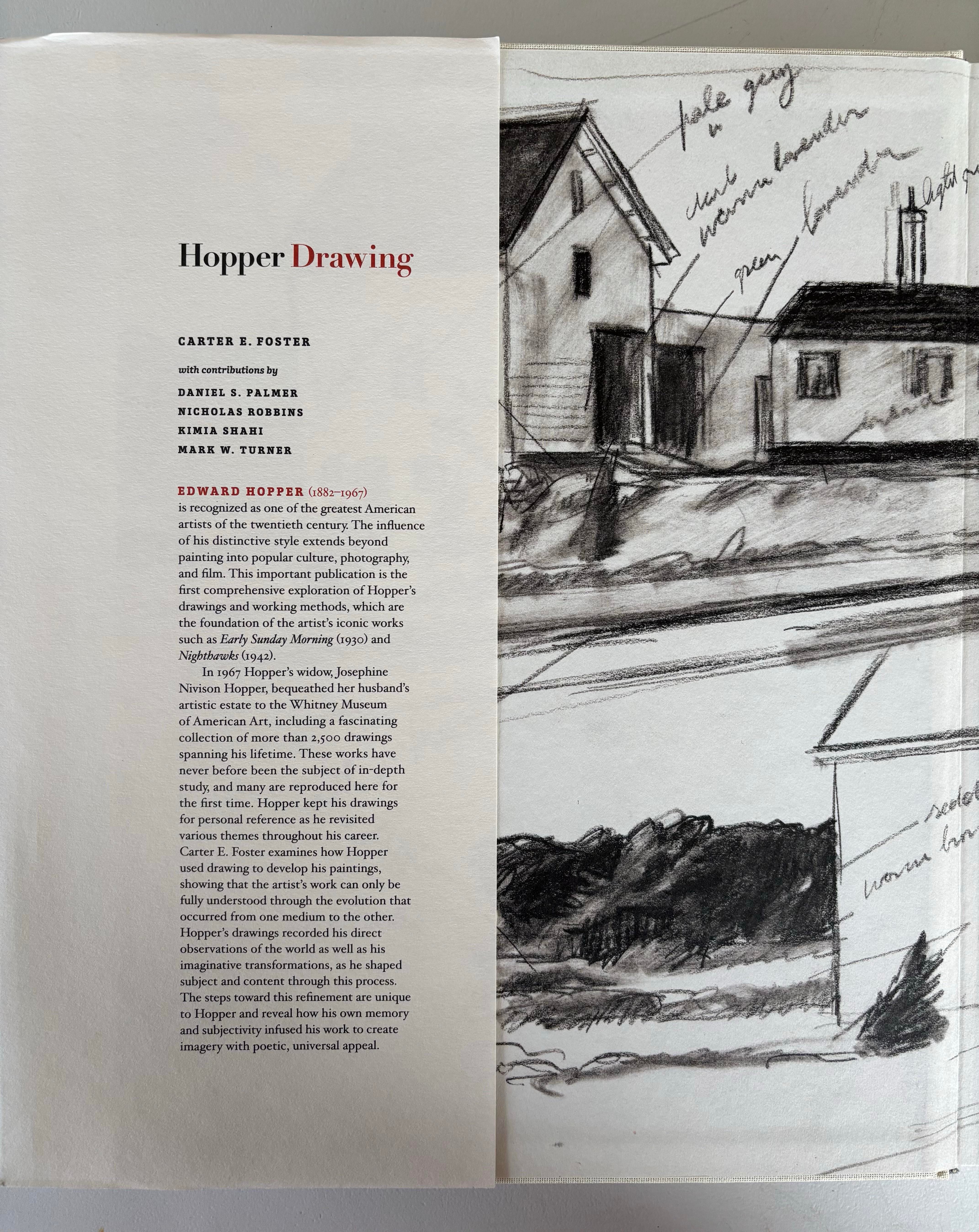 作品集『Hopper Drawing』Carter E. Foster著 Whitney Museum of