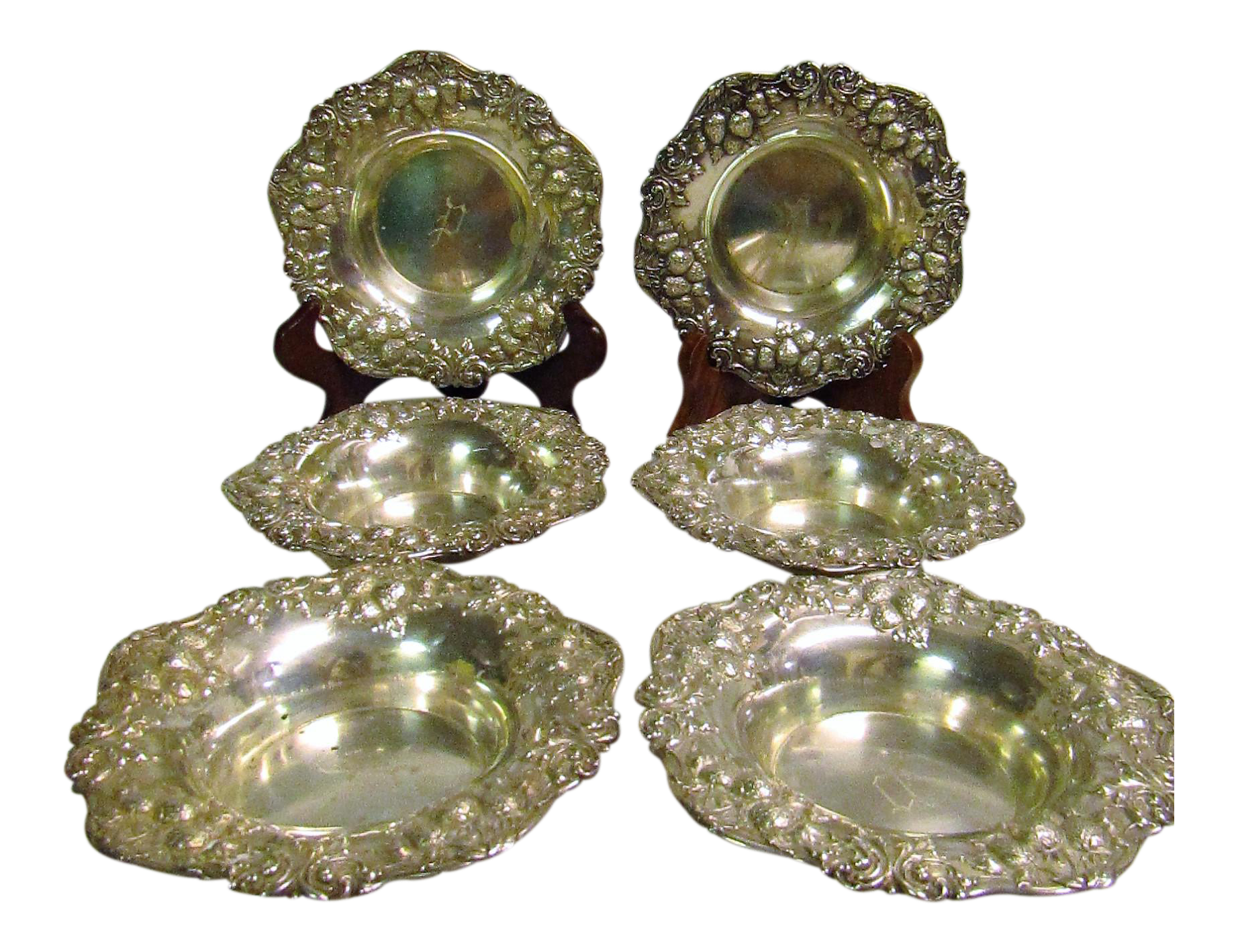 Sterling Silver Plates Set of 6 Chairish