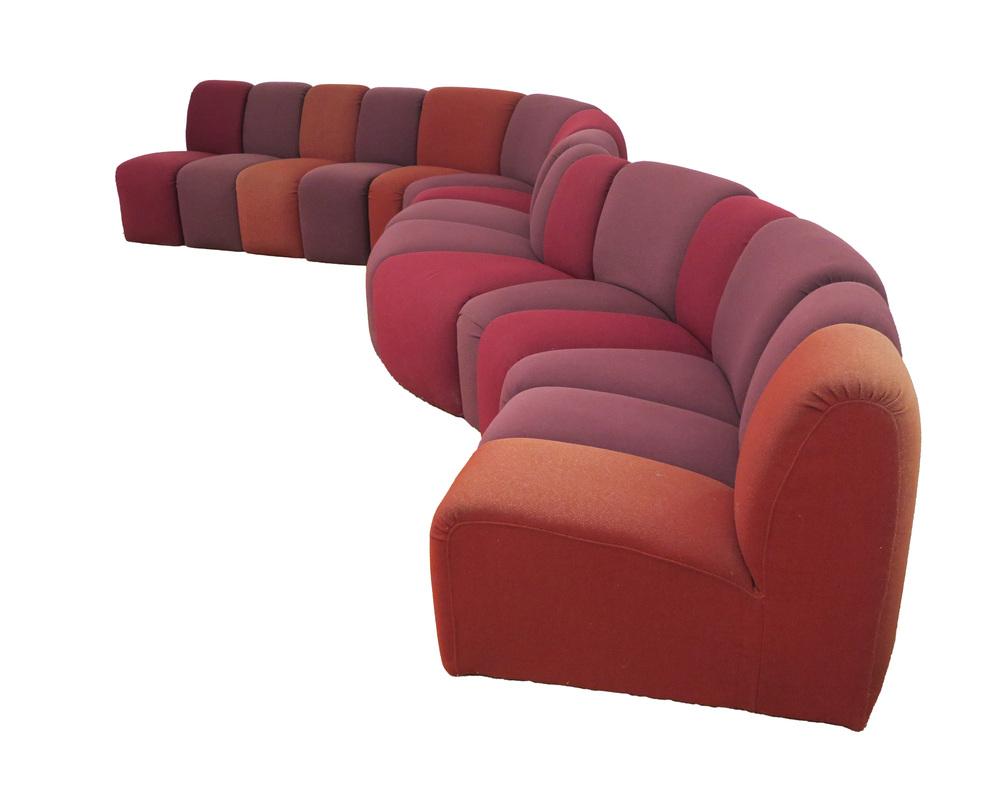 Mississippi Lounge Sofa by the Artifort Group for Artifort, 1970s, Set of 15