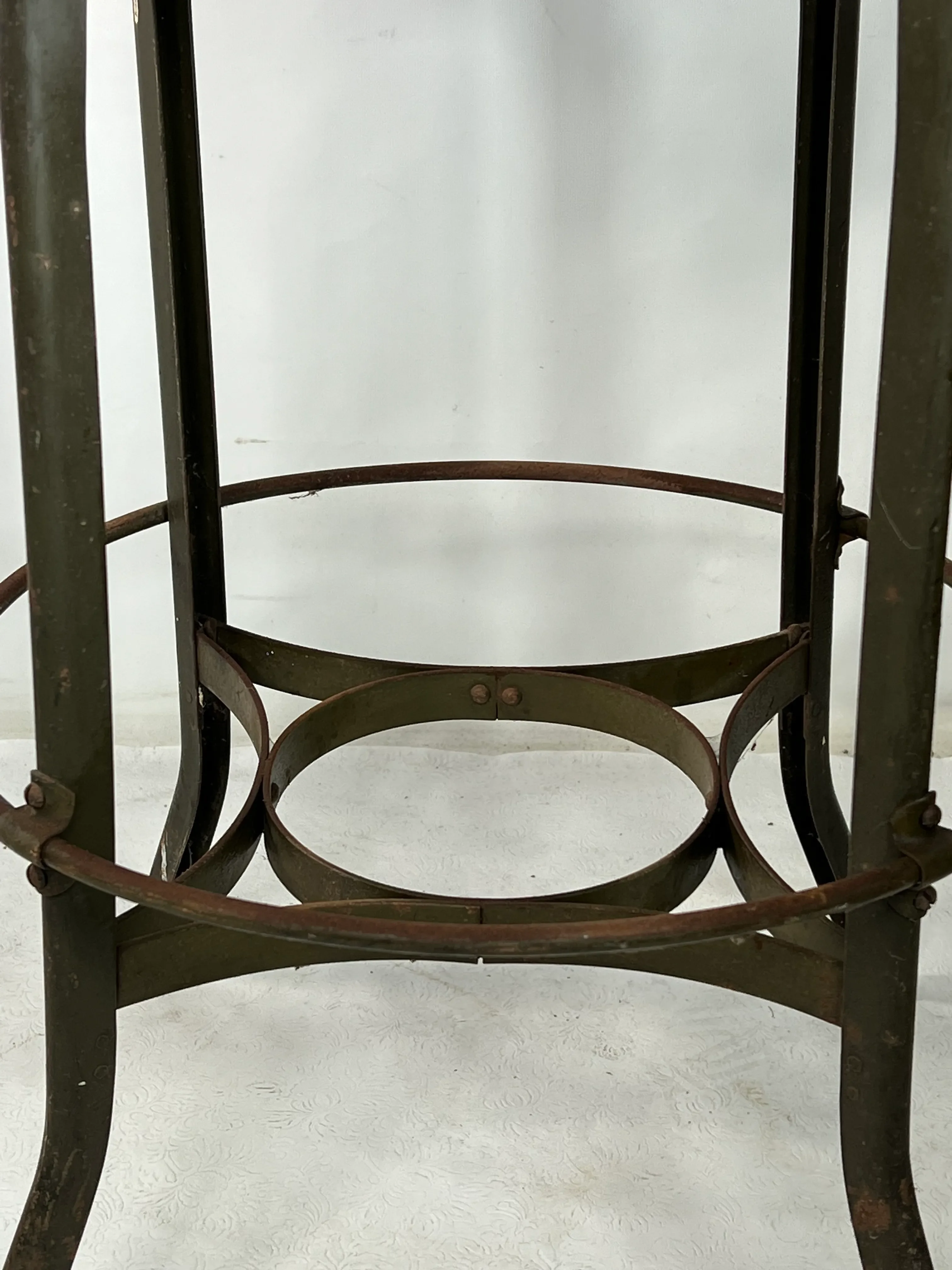 Tall Industrial Shop Stool in the Style of Toledo | Chairish