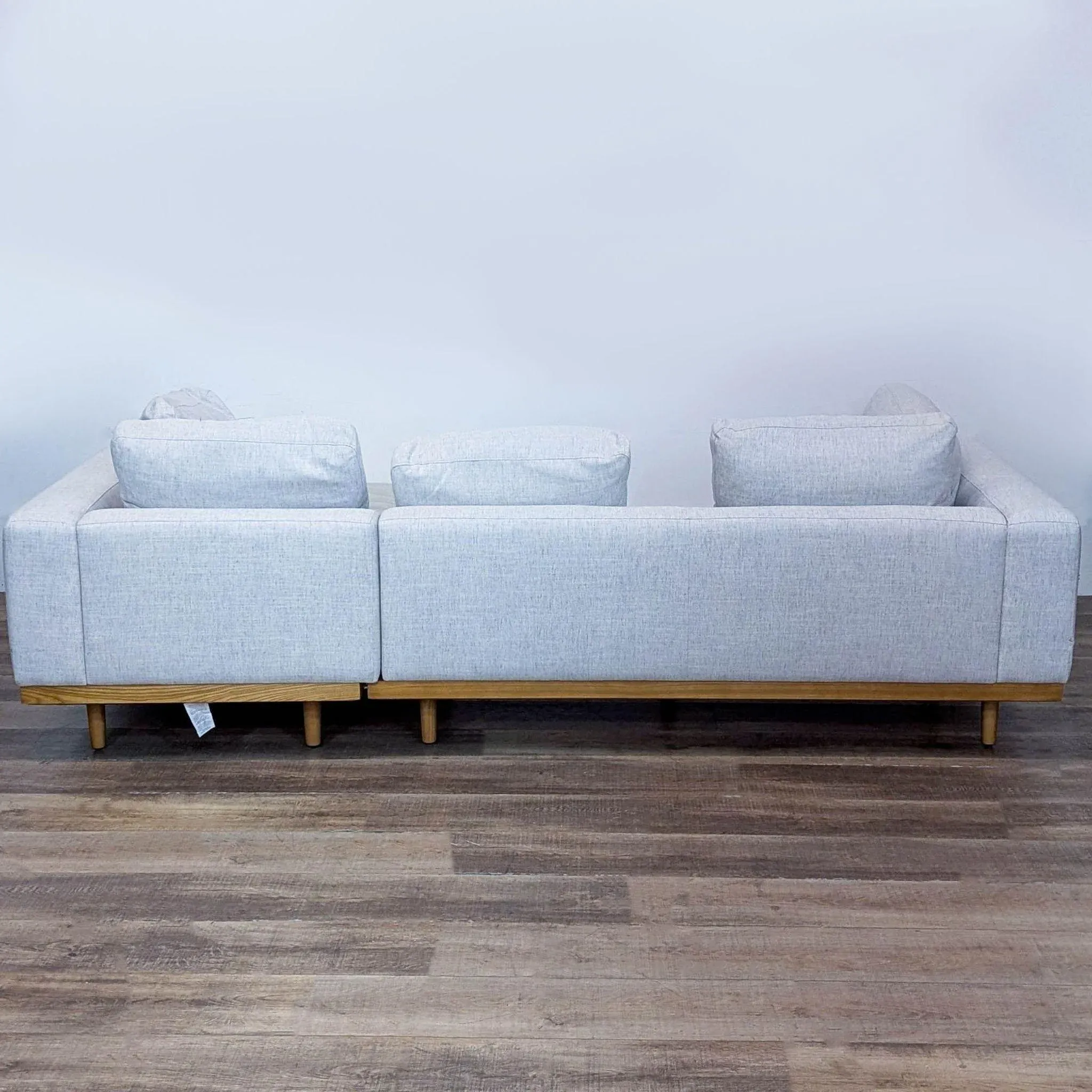 West Elm Newport 2-Piece Modern Chaise Sectional Chairish