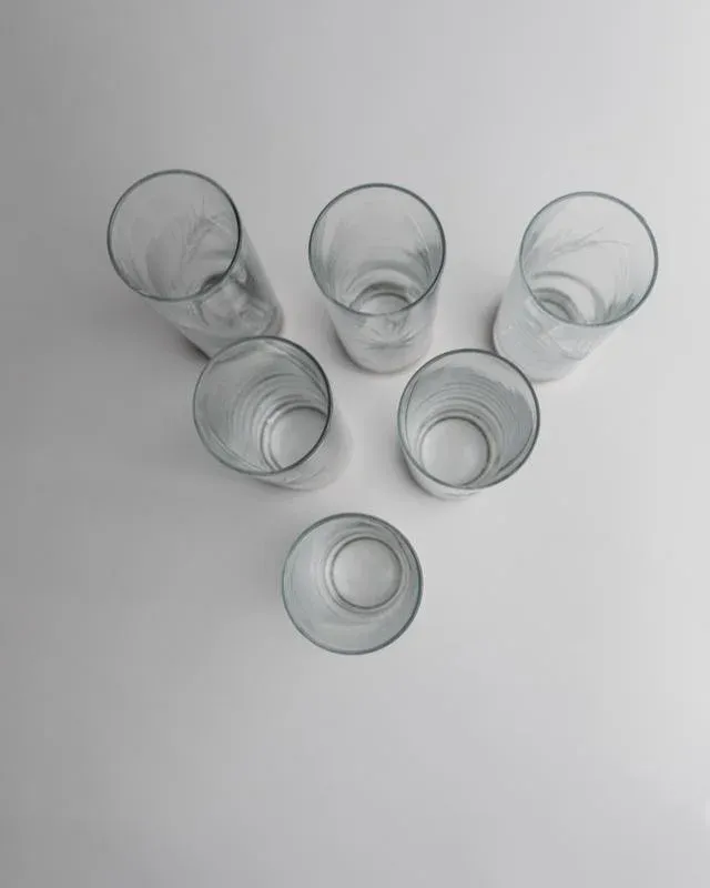 Vintage Italian Drinking Glasses, 1960s, Set of 6