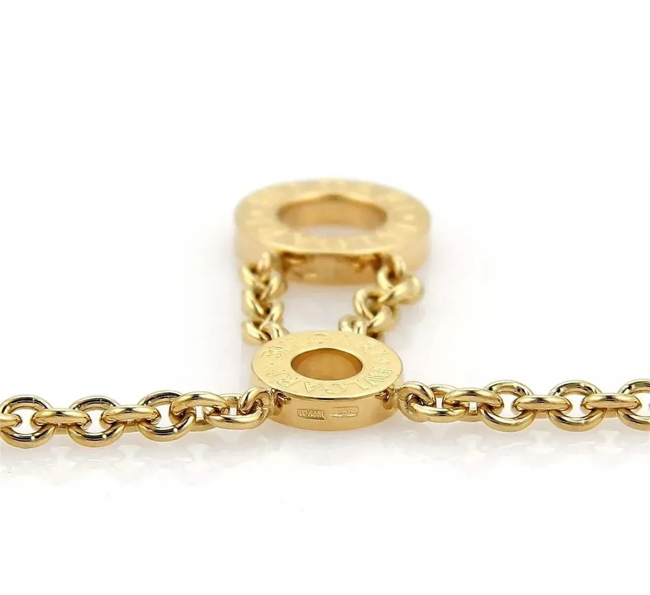 27636 - Bvlgari Bulgari 18k Yellow Gold Double Open Circle