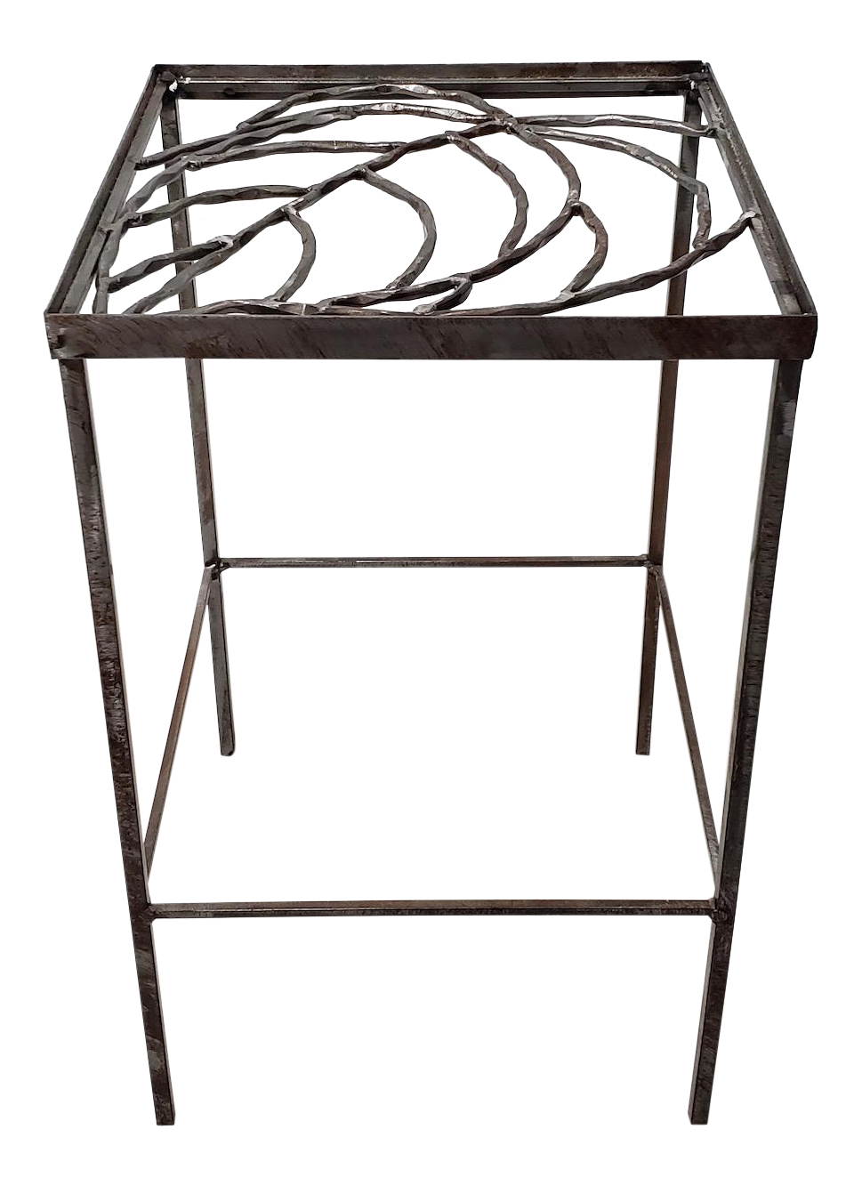 Hand Wrought & Welded Metal Side Table Chairish