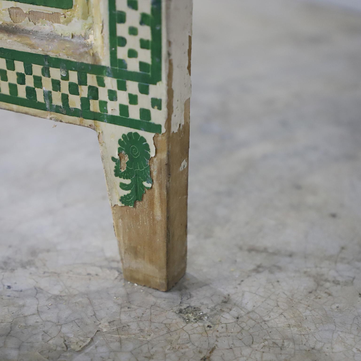 Vintage Mexican Hand painted Olinalá Screen Divider