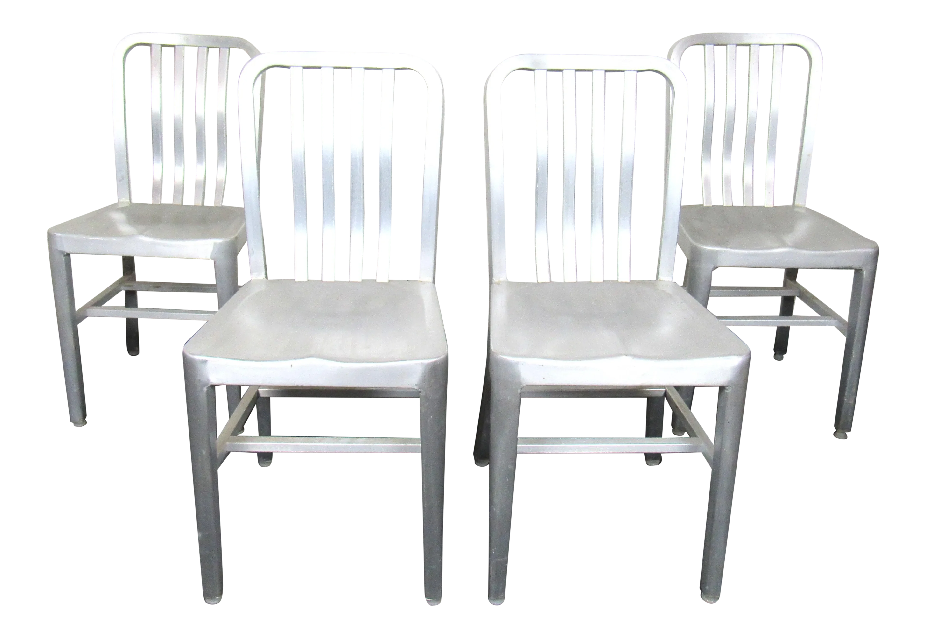 Set of Four Metal Dining Chairs