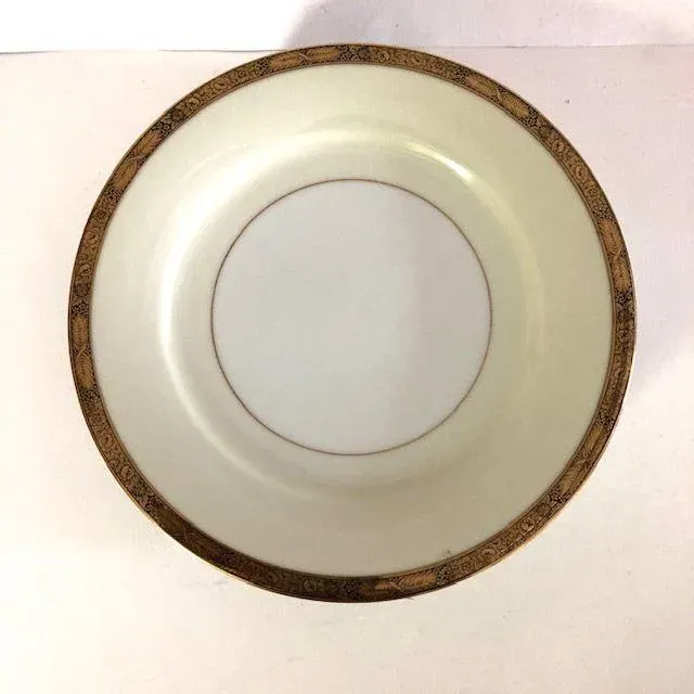 食器 Noritake vintage 1950 Vintage Noritake Set 66 Pieces Green & Gold Trim Floral