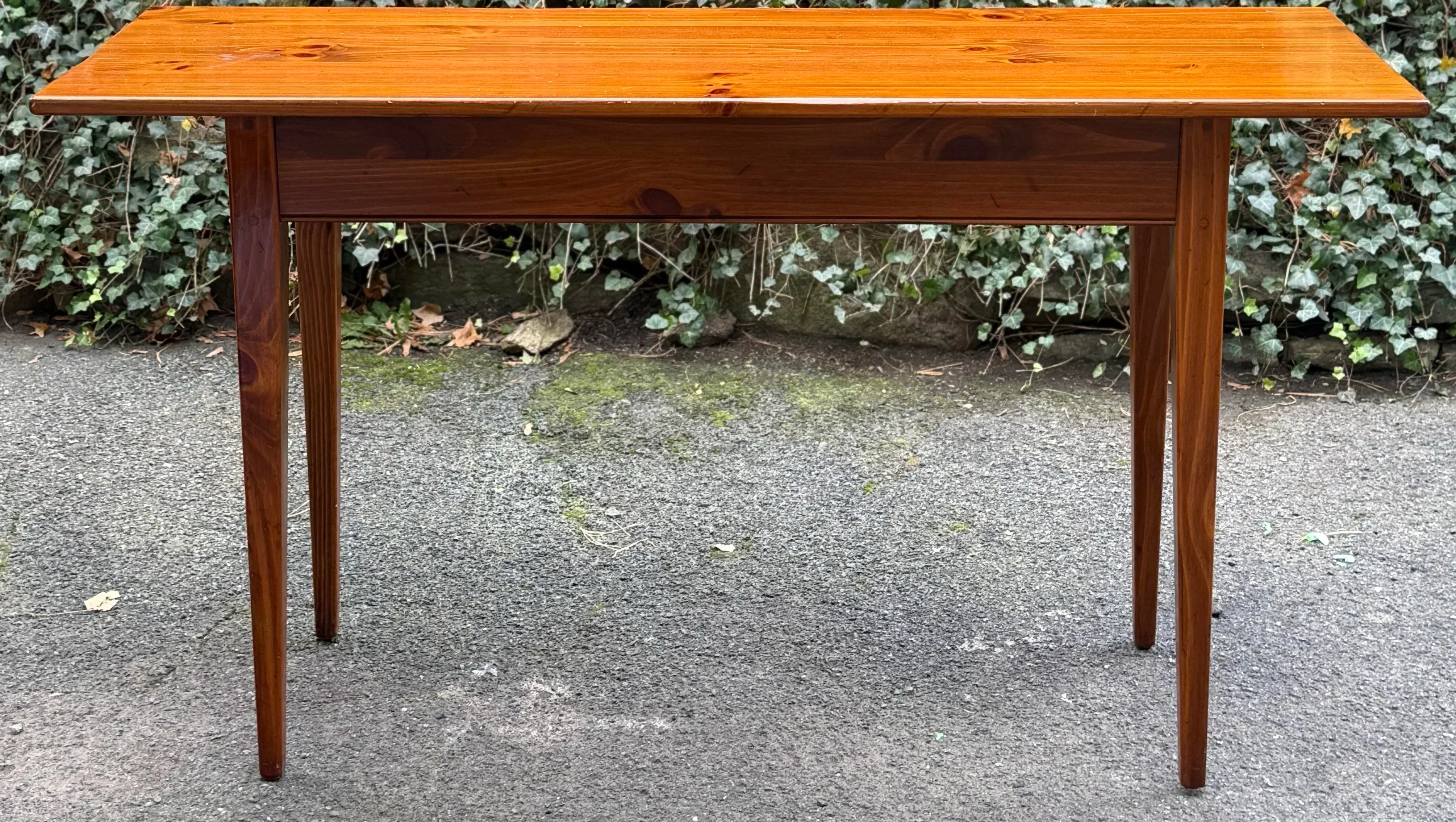 Ethan Allen Country Craftsman Pine Console Table