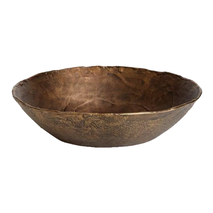 Myron Brass Finish Decorative Bowl Chairish