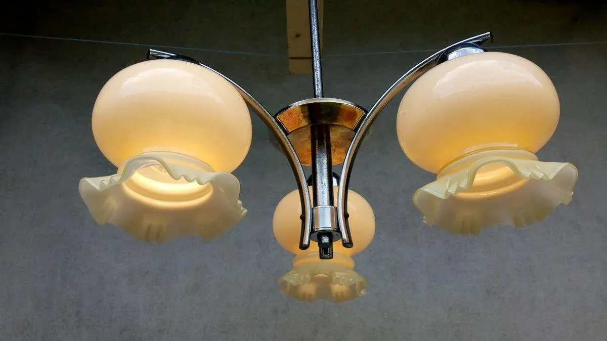 Vintage No.8119 Chandelier from Napako