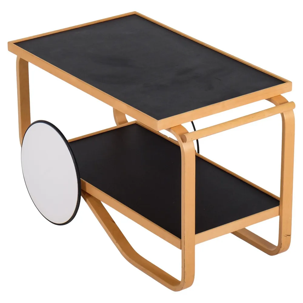 Vintage Tea Cart by Alvar Aalto for Artek, 1980s
