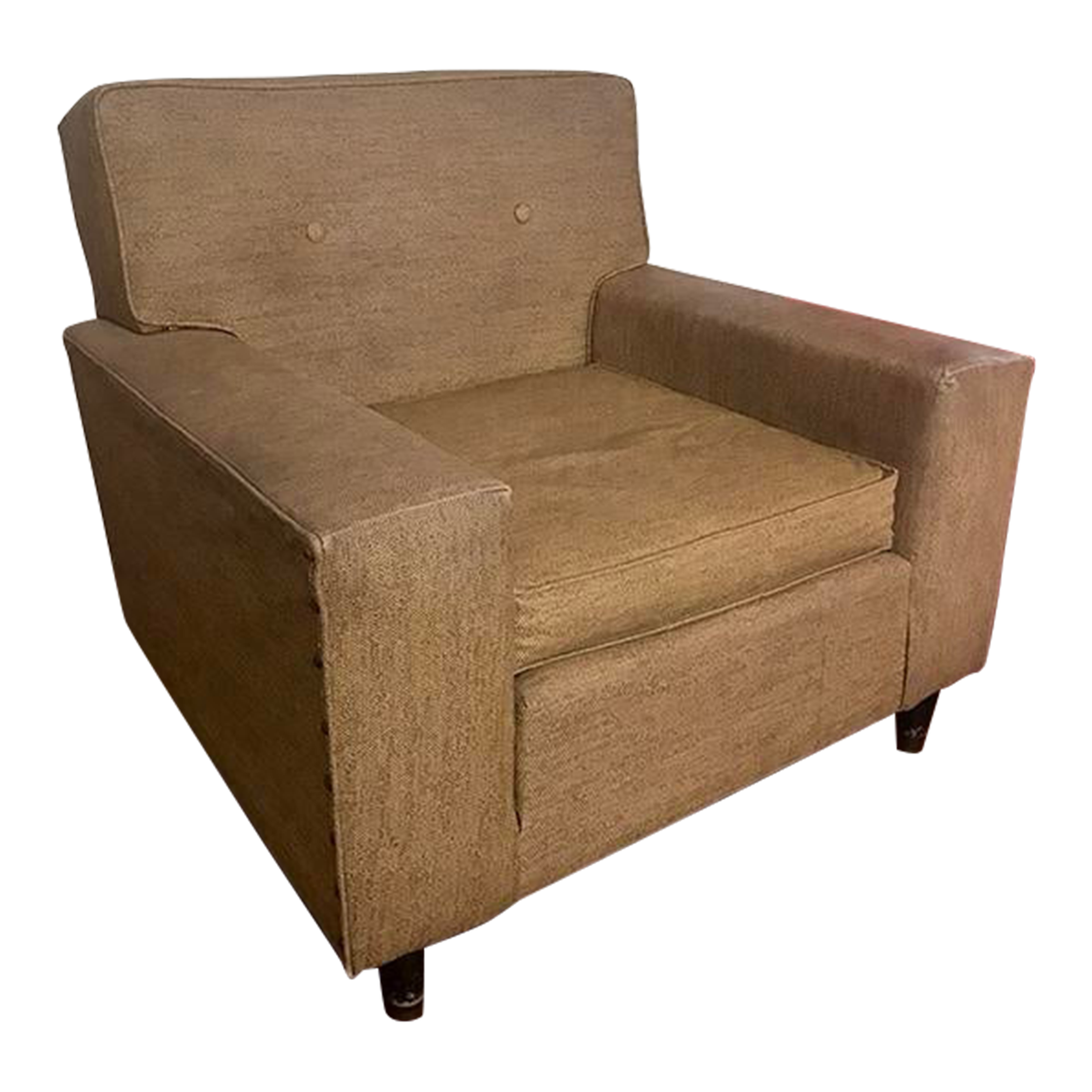 1970s Vintage Vinyl Club Chair Chairish