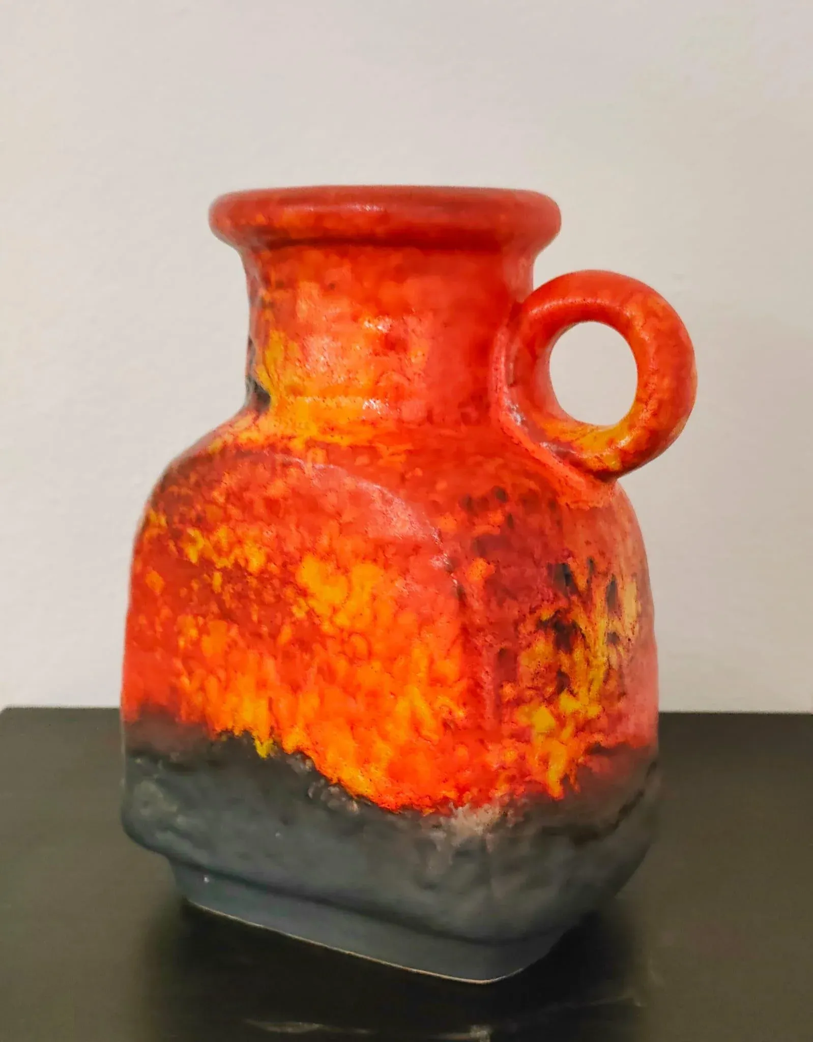 Fat Lava Vase from Carstens Tönnieshof, West Germany | Chairish