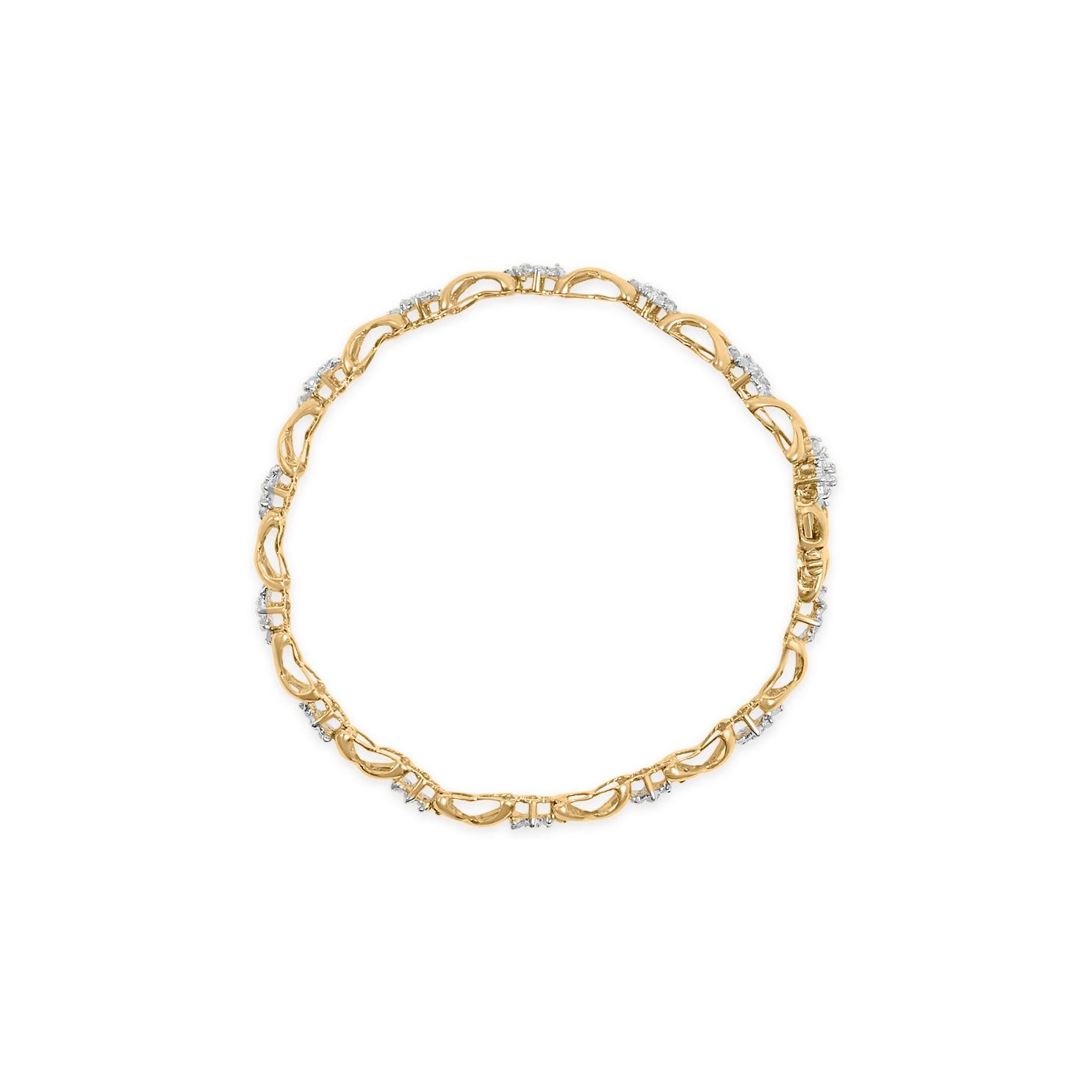 【半額】 Yellow 10k Gold Round Cttw 2.00 Silver Sterling .925 Plated 健康アクセサリー