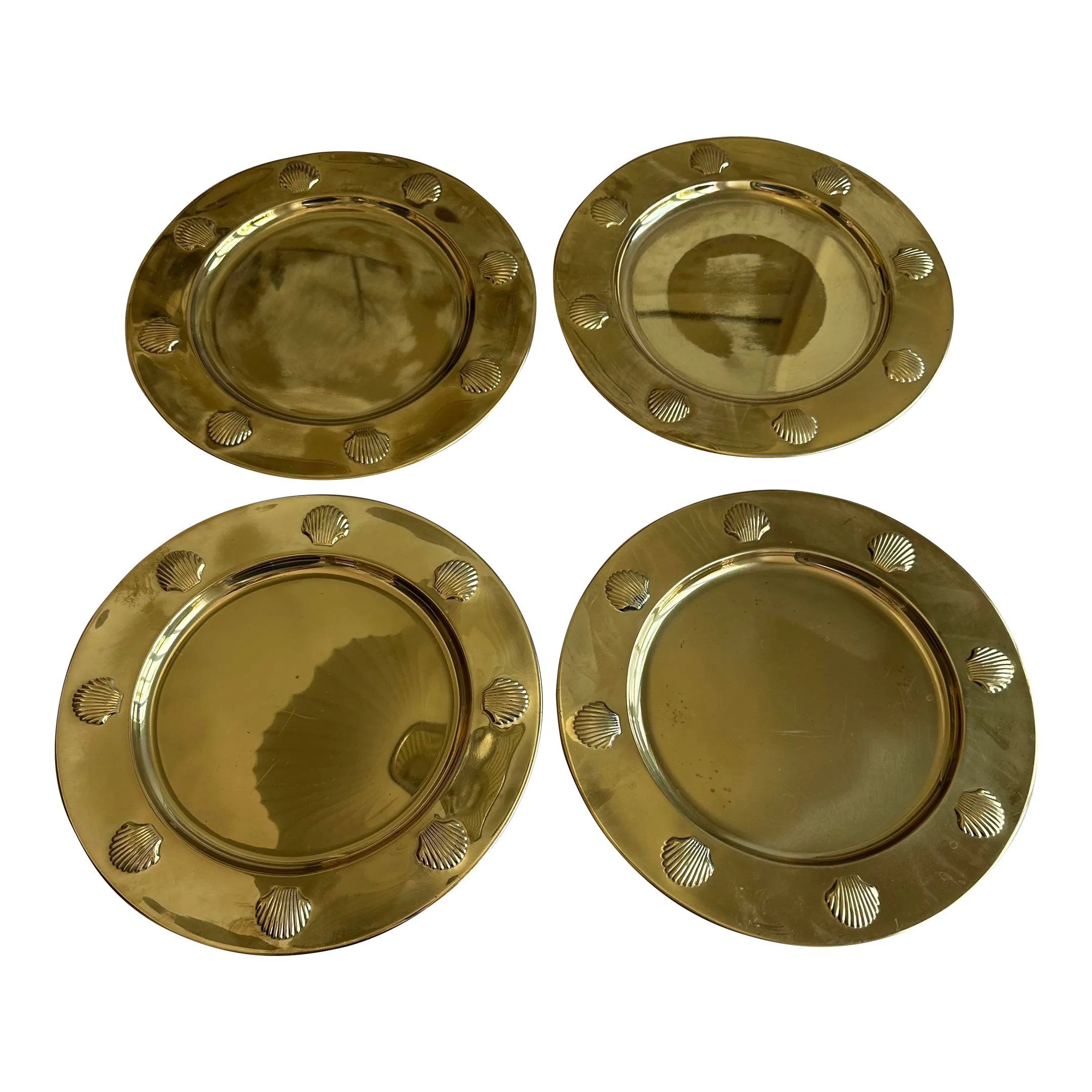 Jay Companies Silver Scallop Charger Plate Set, 12 Pieces main image 0