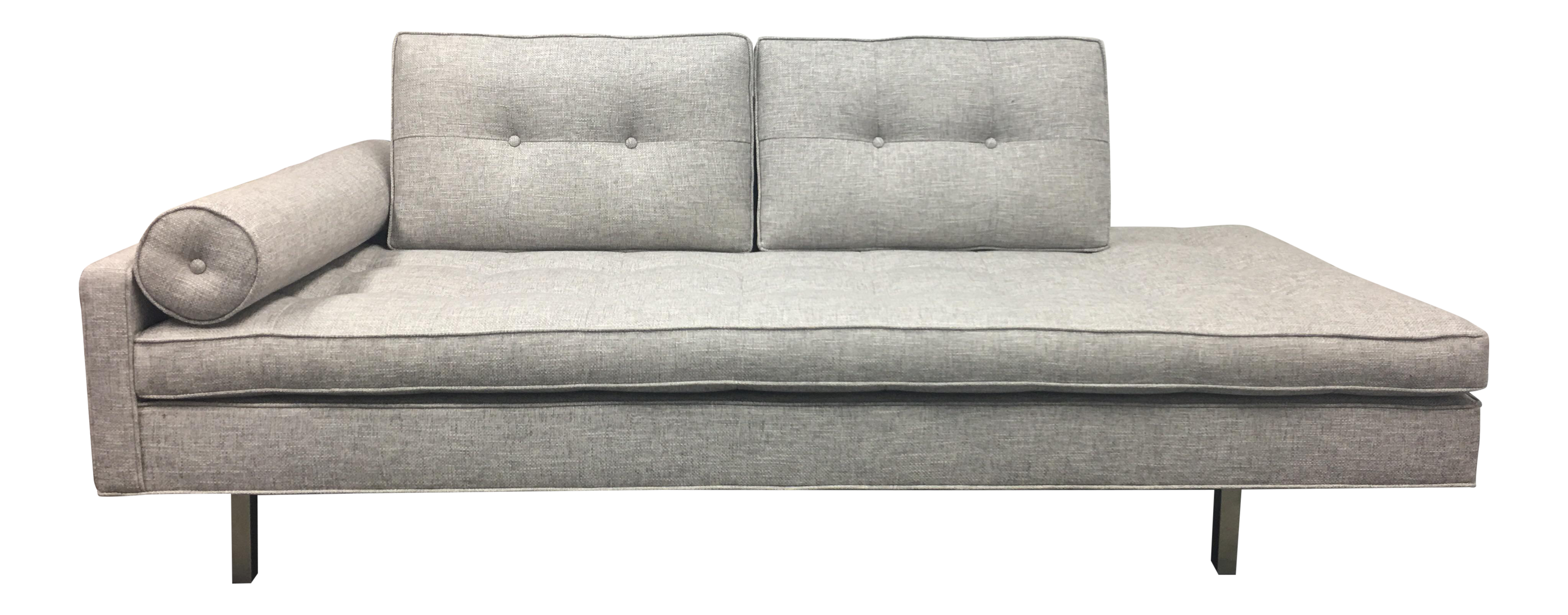 New Jeff Vioski Gray Chicago Sofa Chairish