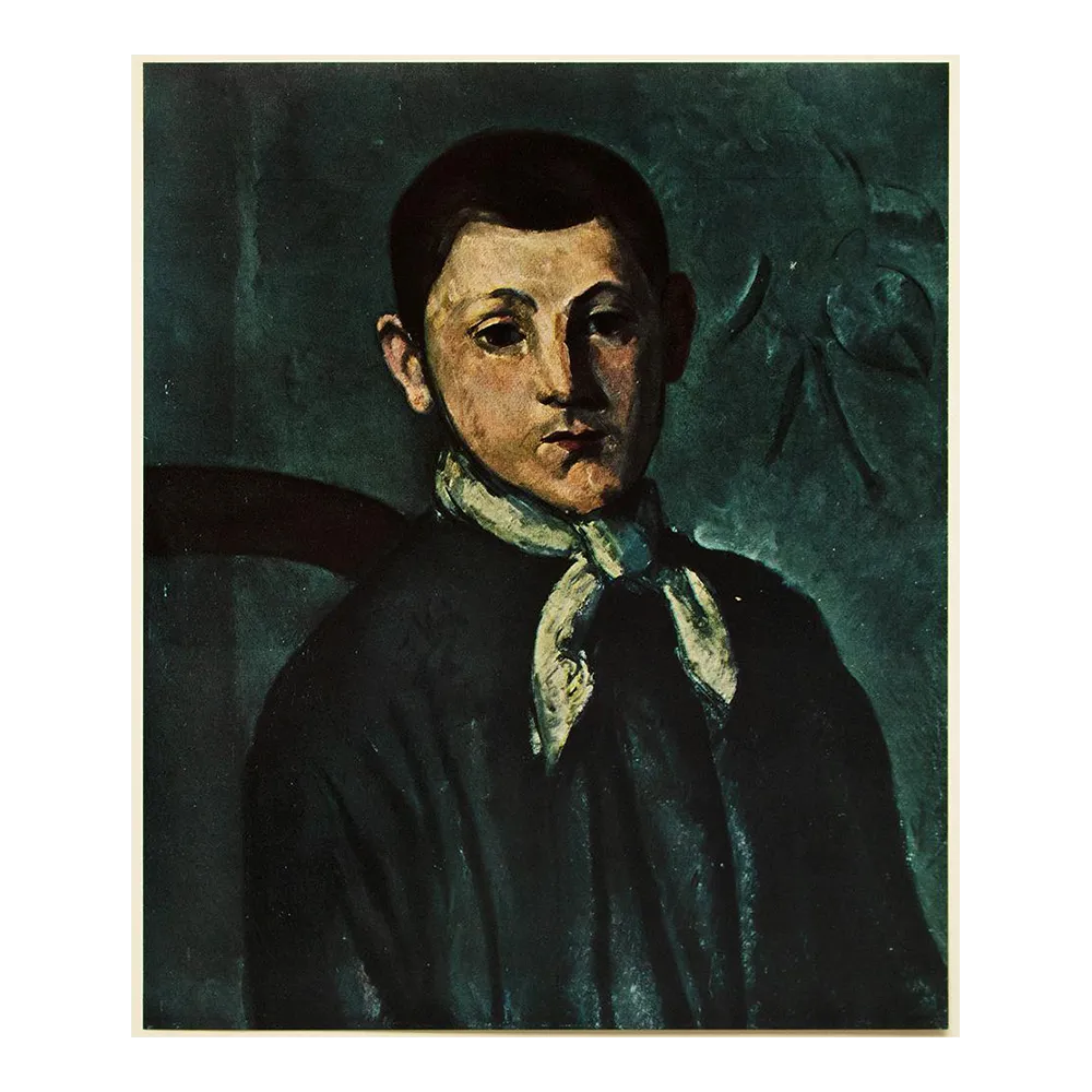 1956 After Paul Cezanne "Louis Guillaume", Vintage FullColor Print