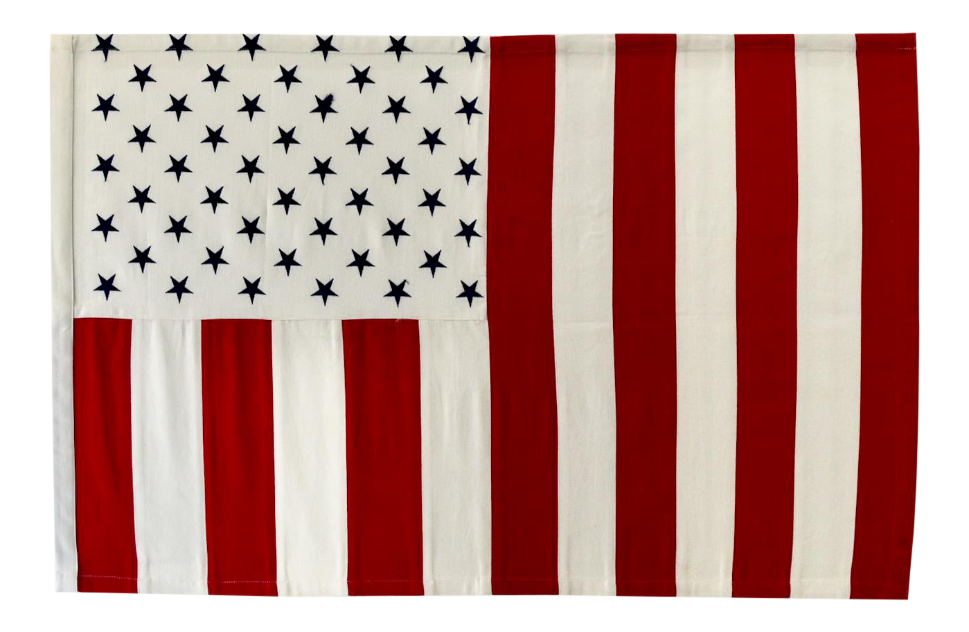 Vertical 50 Star American Flag, Wall Art Decor Chairish