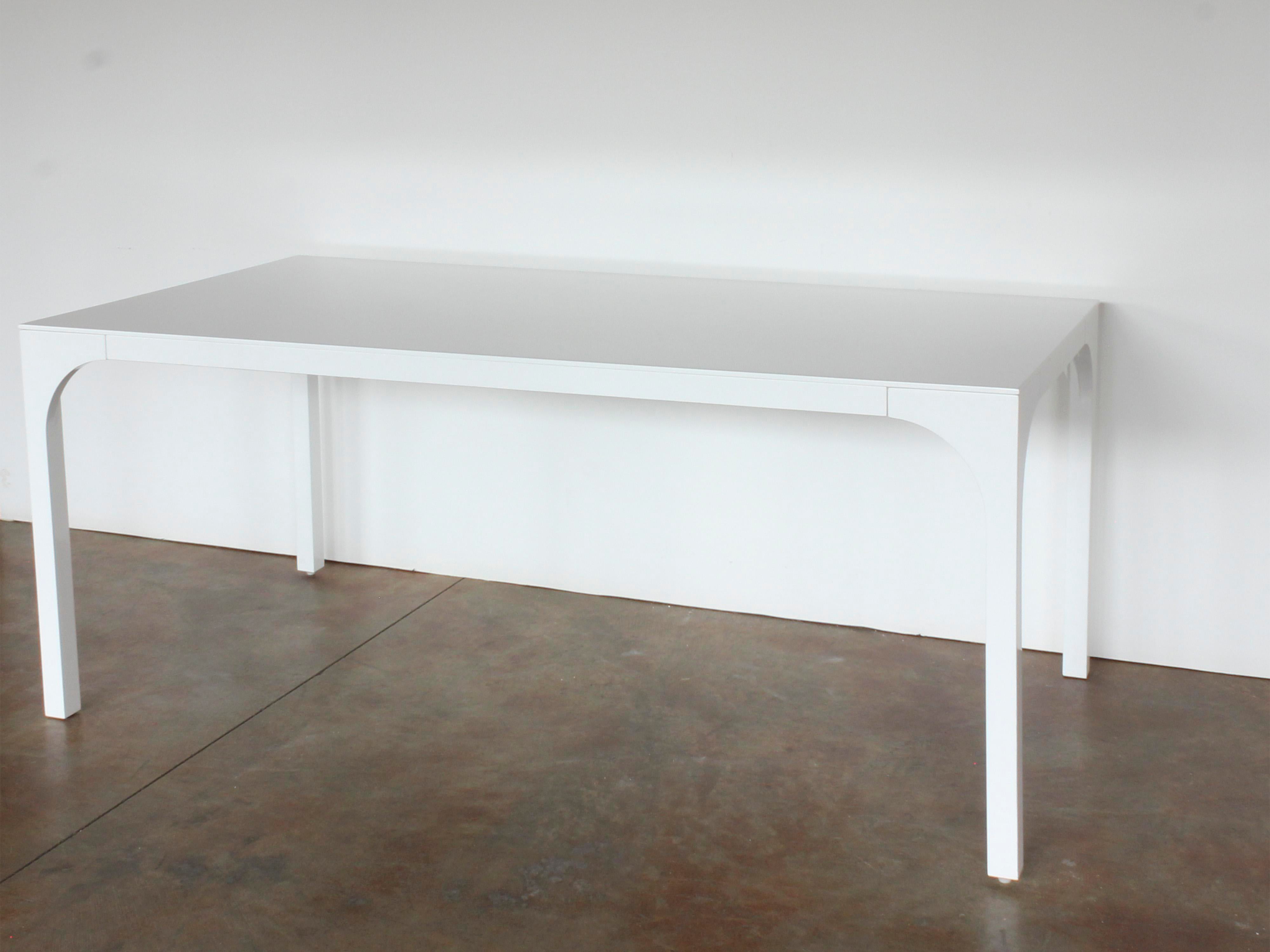 Aqua virgo large sale white dining table