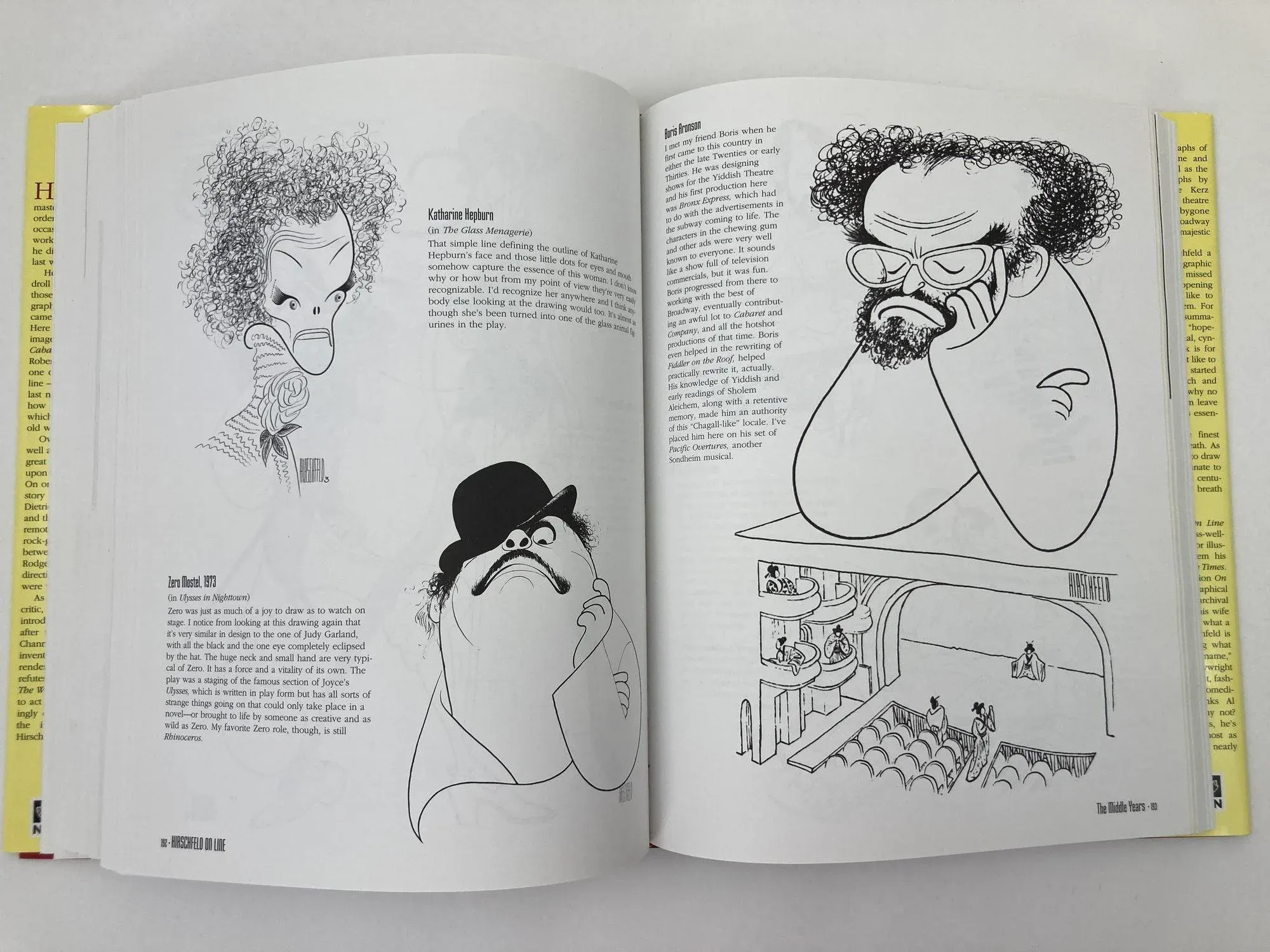 Hirschfeld on Line ハーシュフェルド オン ライン Hirschfeld on Line Hardcover Book by Al Hirschfeld