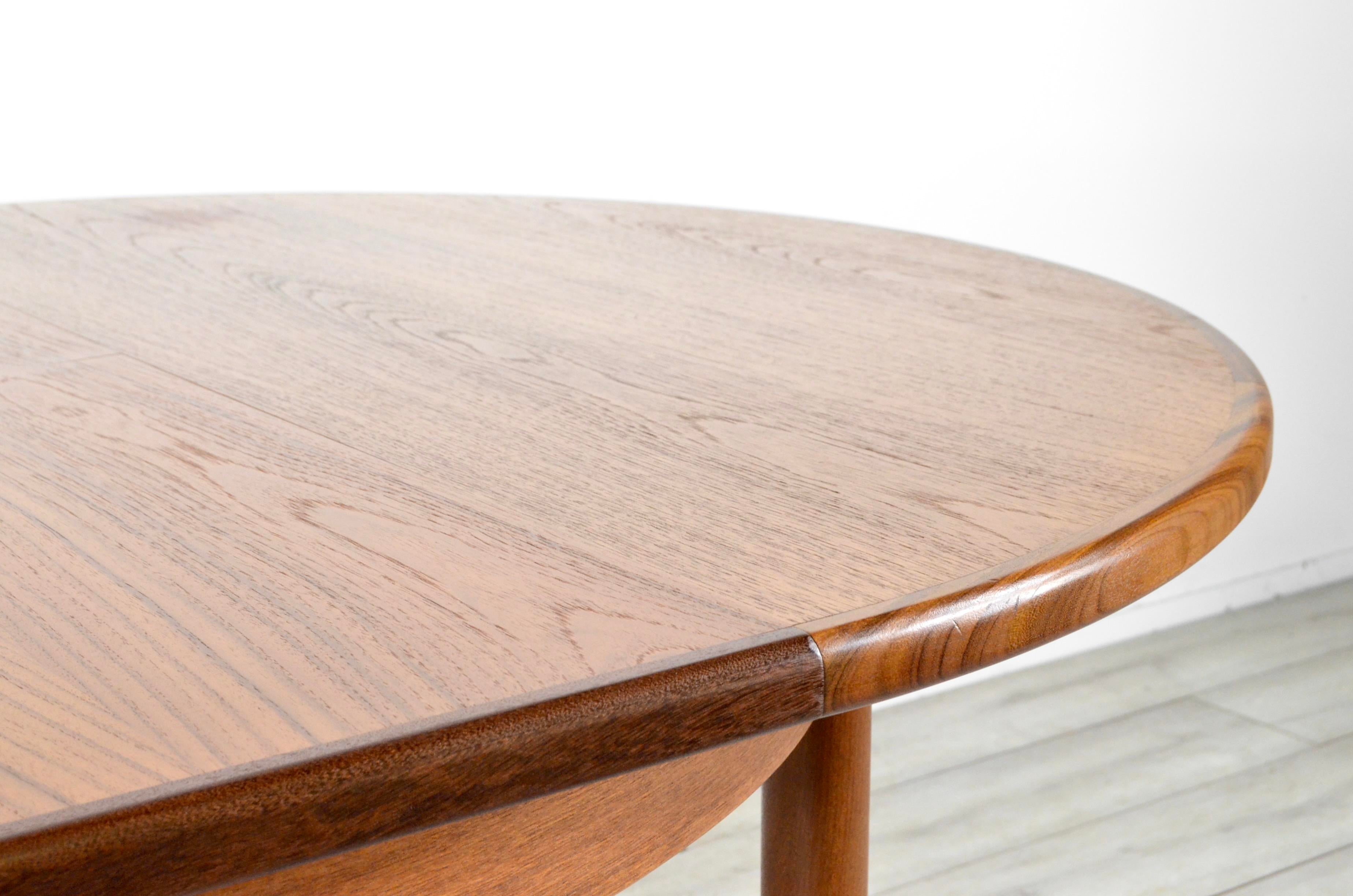 ダイニングテーブル G-PLAN g-plan Round Extension Table Mid-Century Modern Extendable Round Teak Dining Table from G