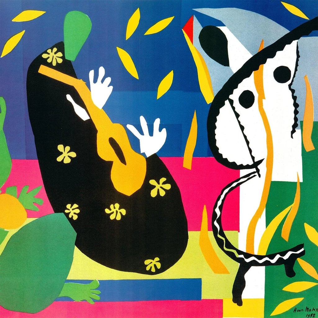 1996 the Sorrows of the King by Henri Matisse Vintage Fine Art 