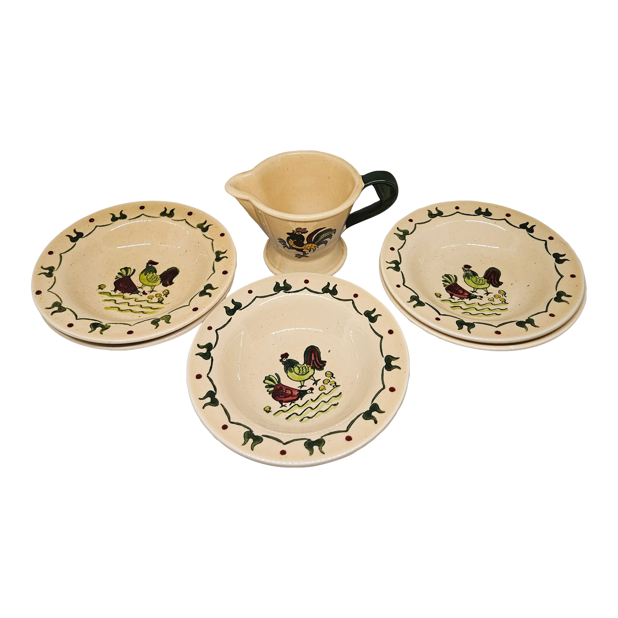 Vintage PoppyTrail by Metlox California Pottery Dish Set, Bowls