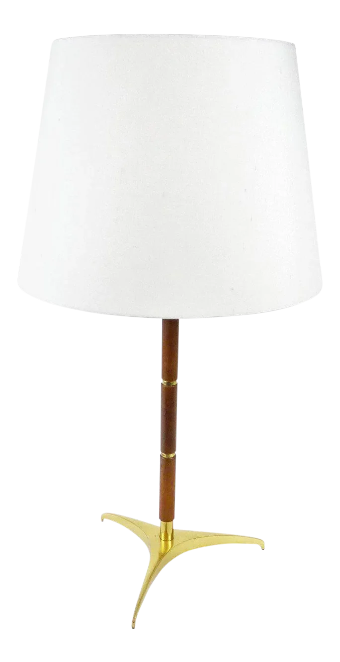 Tripod Table Lamp Attributed to J. T. Kalmar Chairish