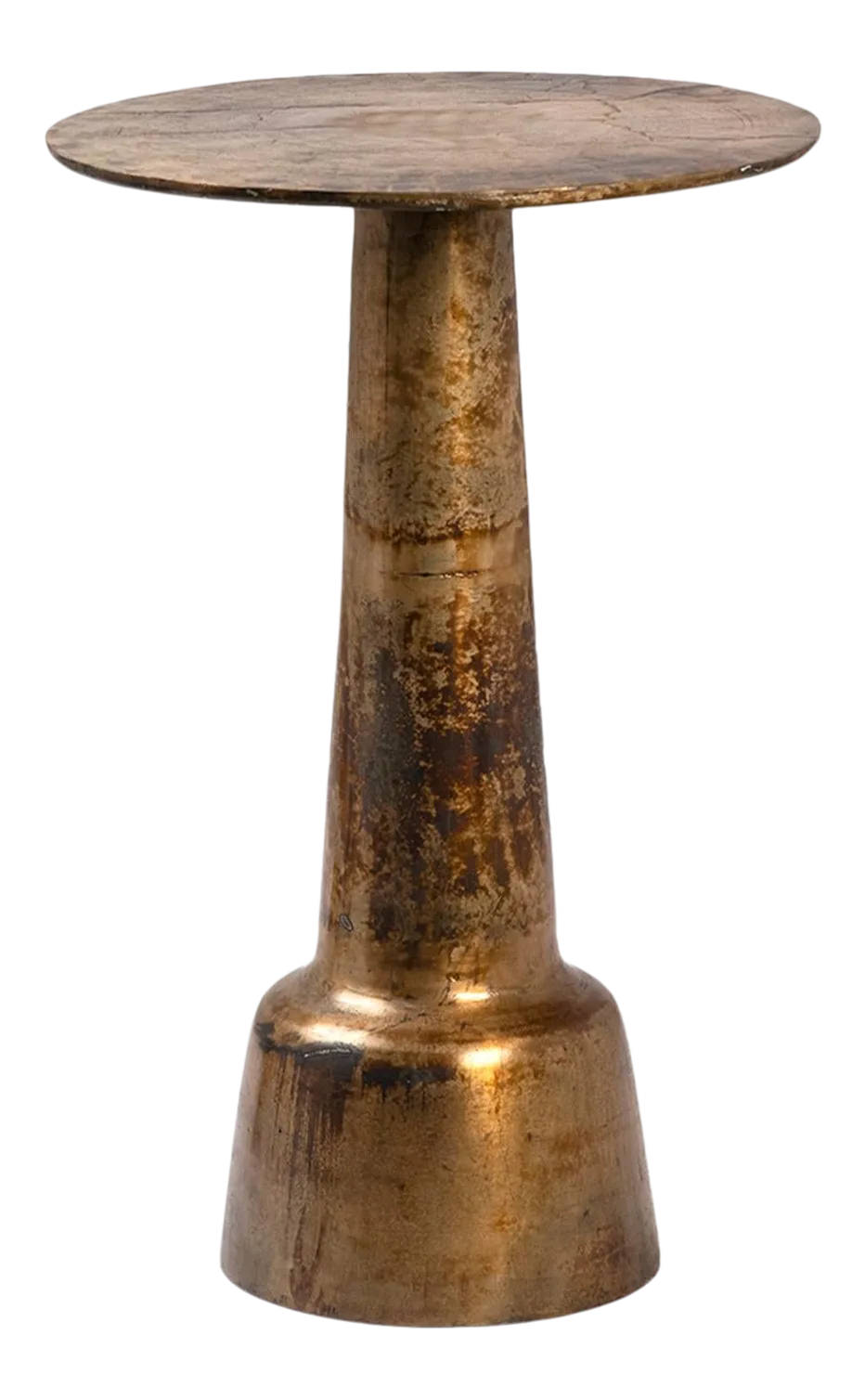 Brass Pedestal Side Table Chairish