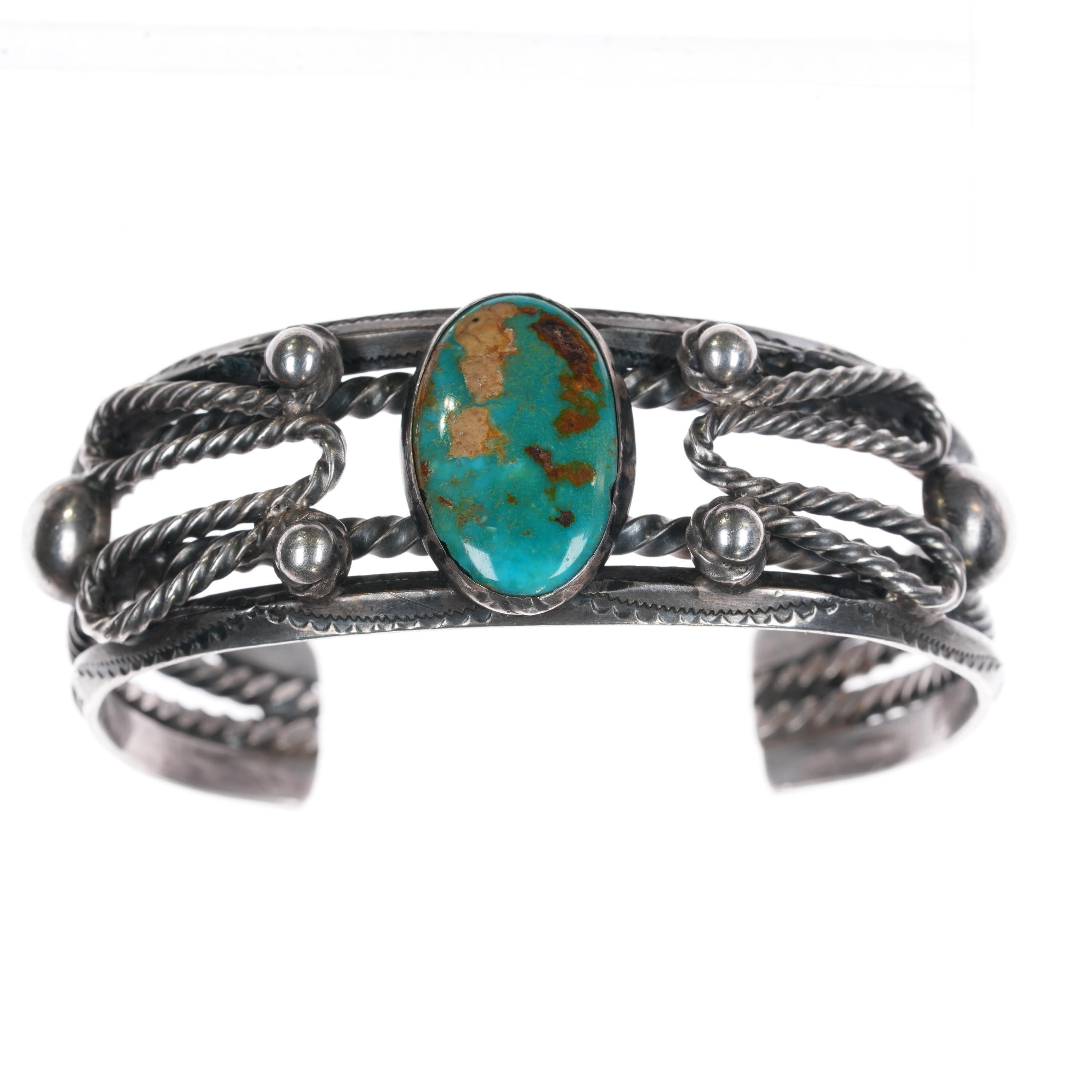 Half-Round WireCuff 1940～Vintage Navajo 1940 Navajo Cuff - Etsy