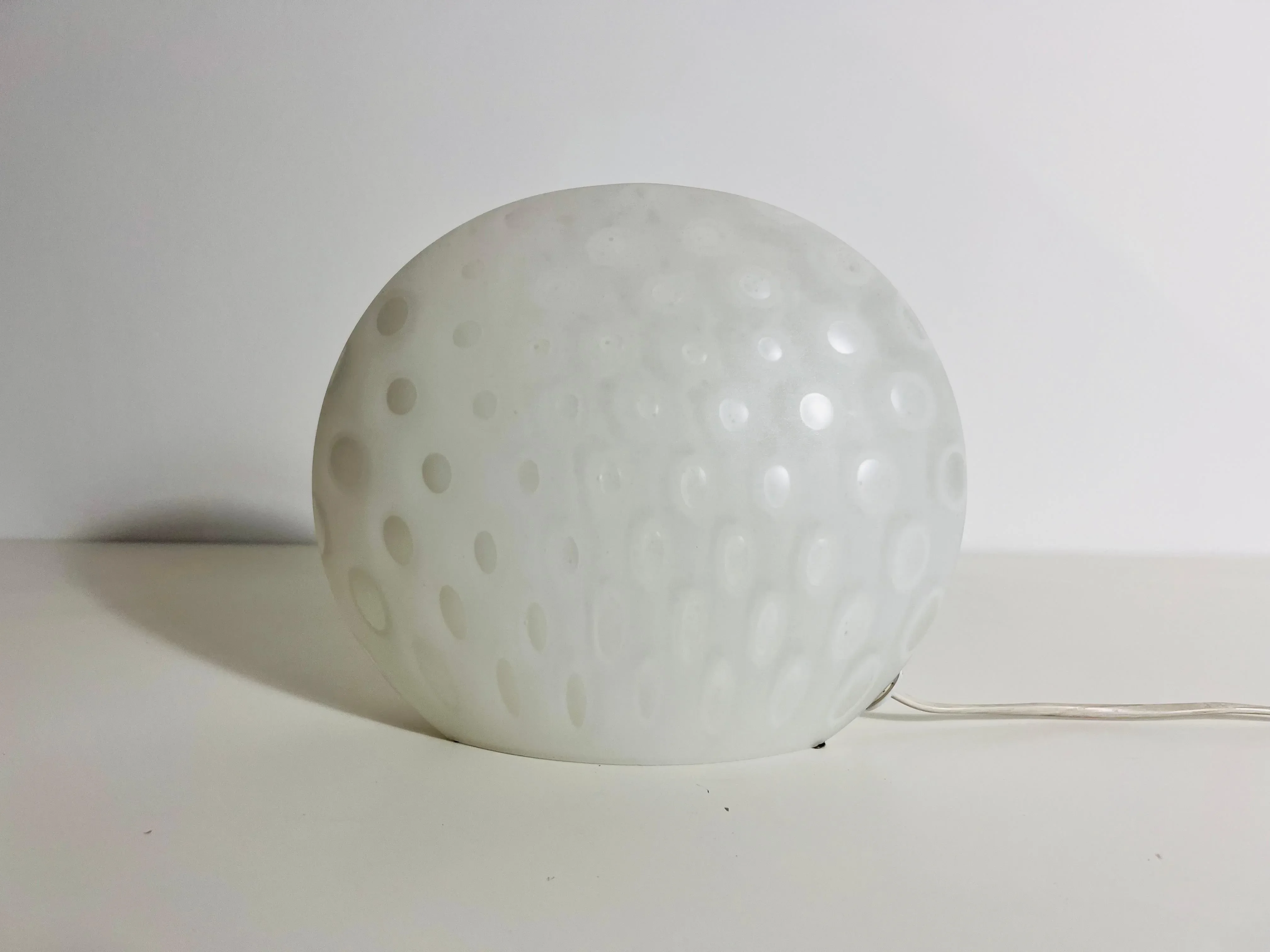 Mid-Century Glass Table Lamp by Peill & Putzler, 1970s, Germany main image 1