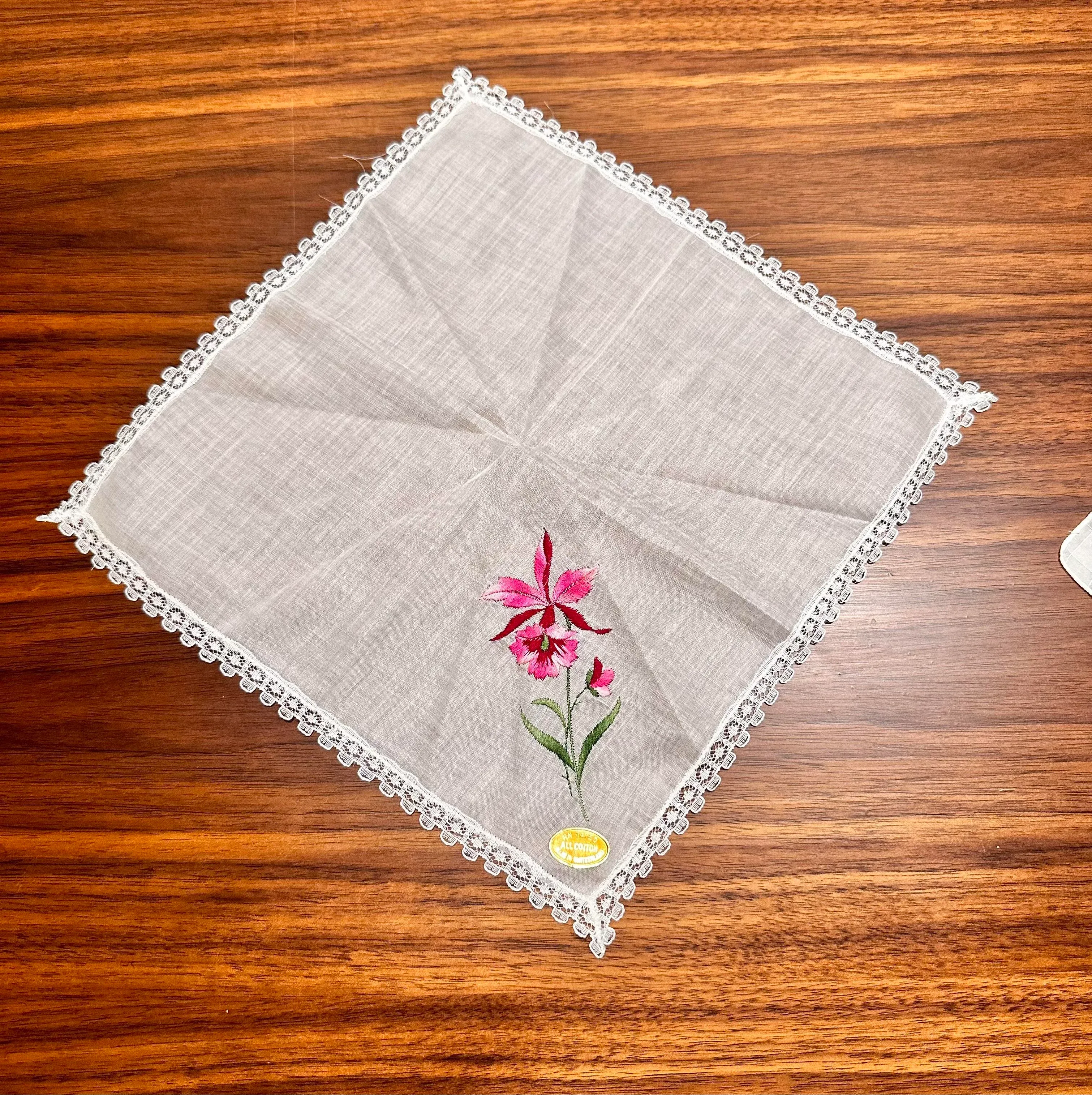 小物 1900s Hand Embroidery Handkerchief s-l400.jpg