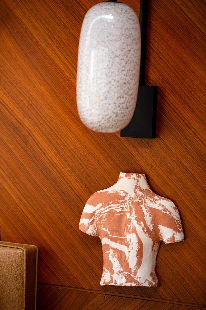 Terracotta Brut Body Sconces by Di Fretto, Set of 2
