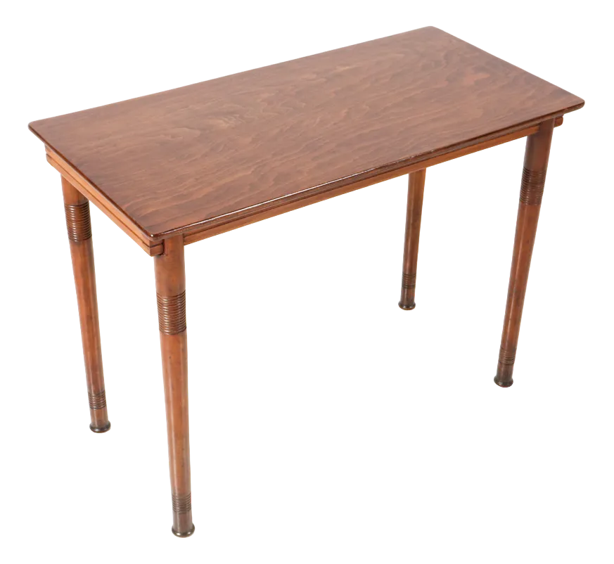 Vienna Art Nouveau Beech Secession Console Table by Jacob & Josef Kohn, 1900s