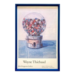 Wayne Thiebaud Vintage 1980 Lithograph Print Framed Pop Art