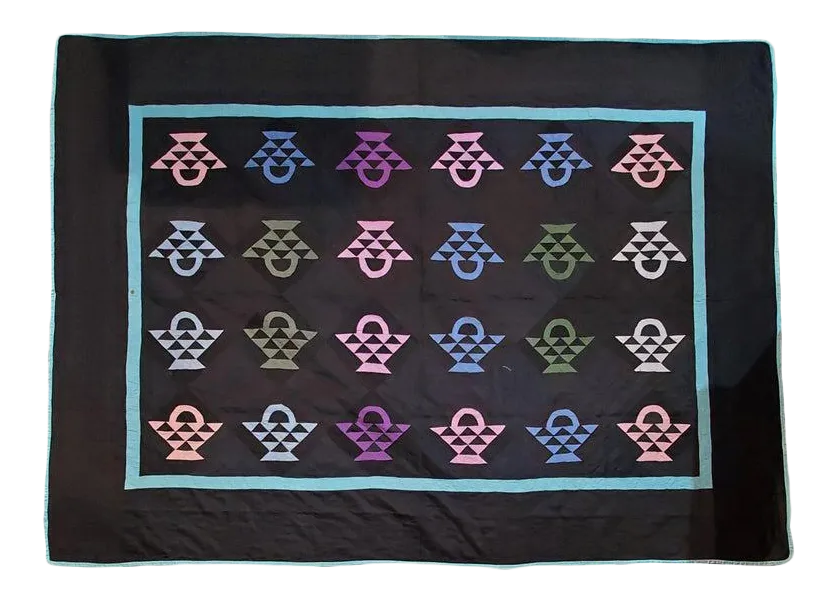 Amish Baskets Quilt From Holmes County, Ohio Chairish