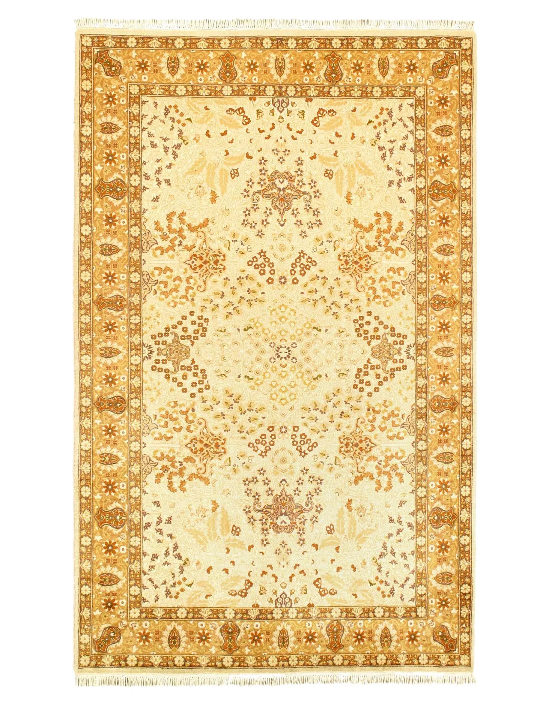 2020s Pasargad Beige Fine Amritsar Design Rug