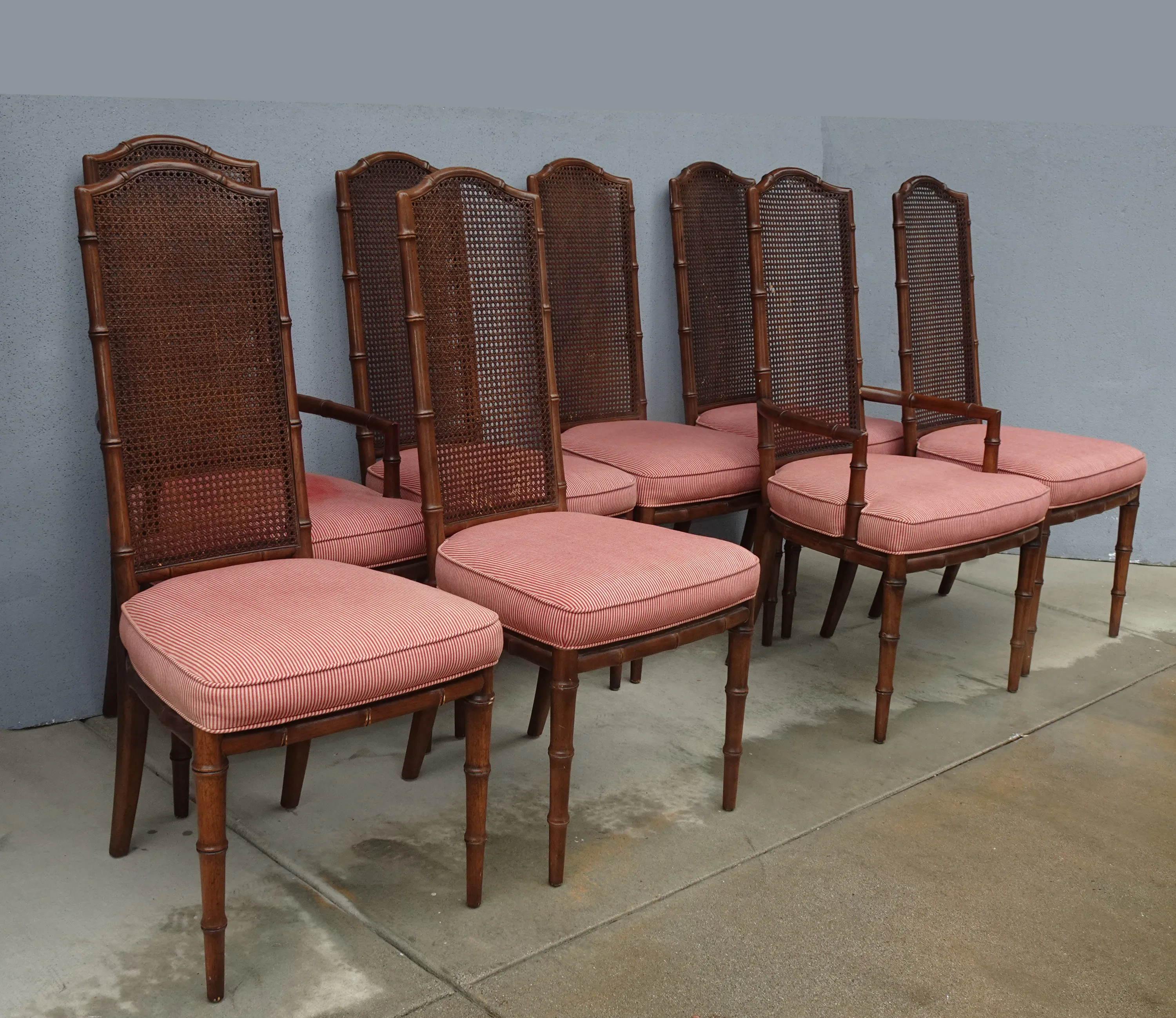 Living Room Discontinued Henredon Dining Chairs Set Of Eight
