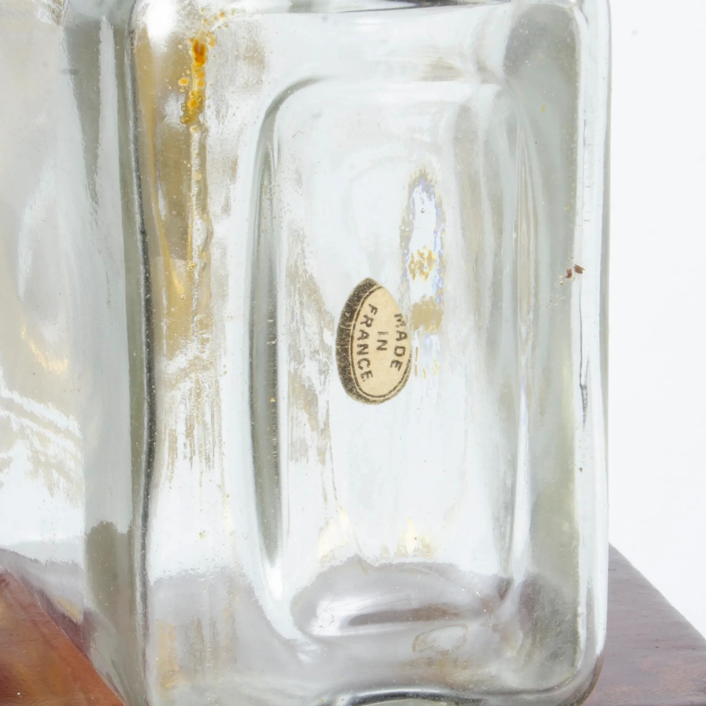 Late 19th Century Belle Époque Books-Shaped Decanter Case With Crystal Bottle, France