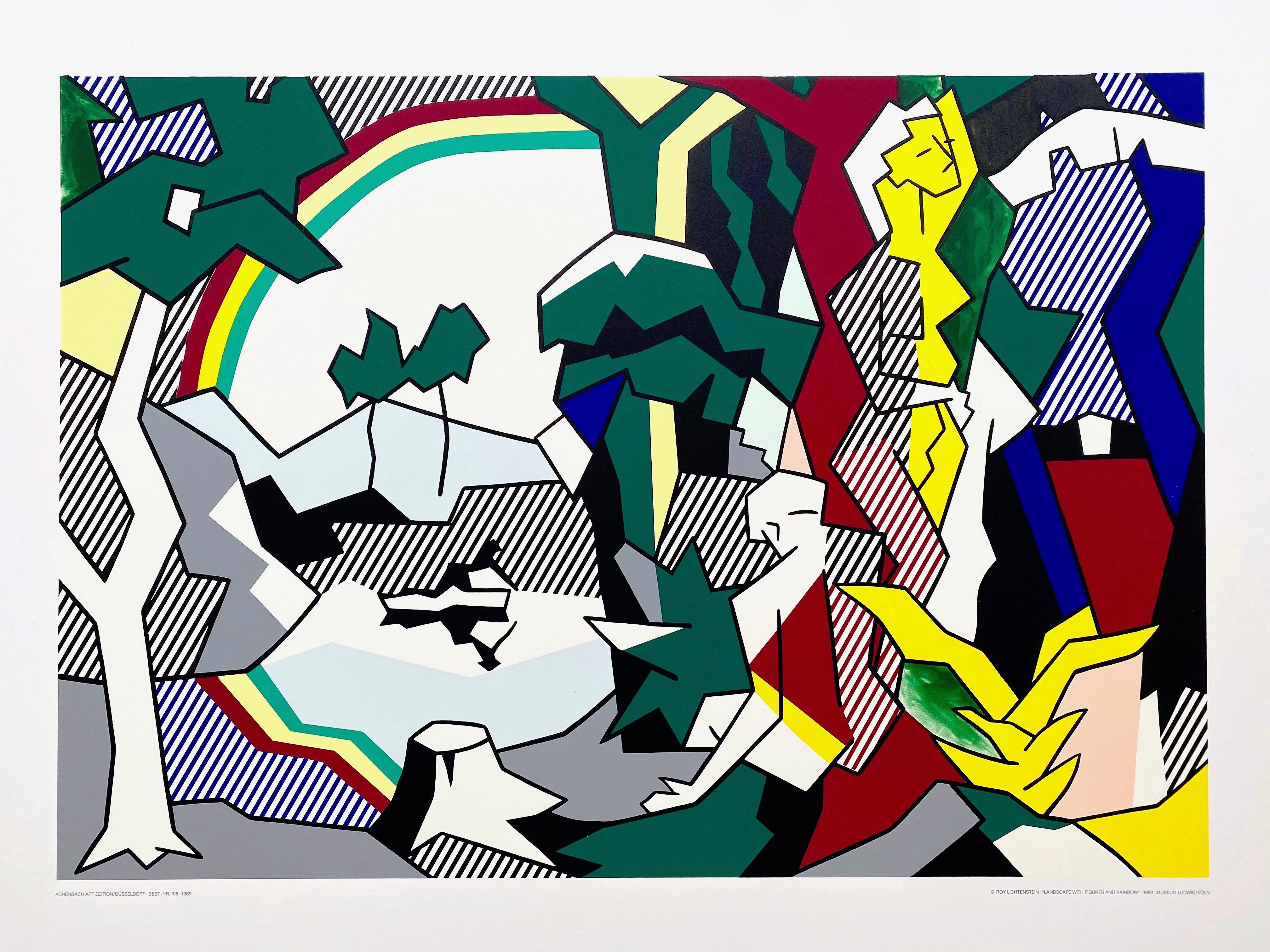 Roy Lichtenstein Vintage 1989 Fine Art Silkscreen Print