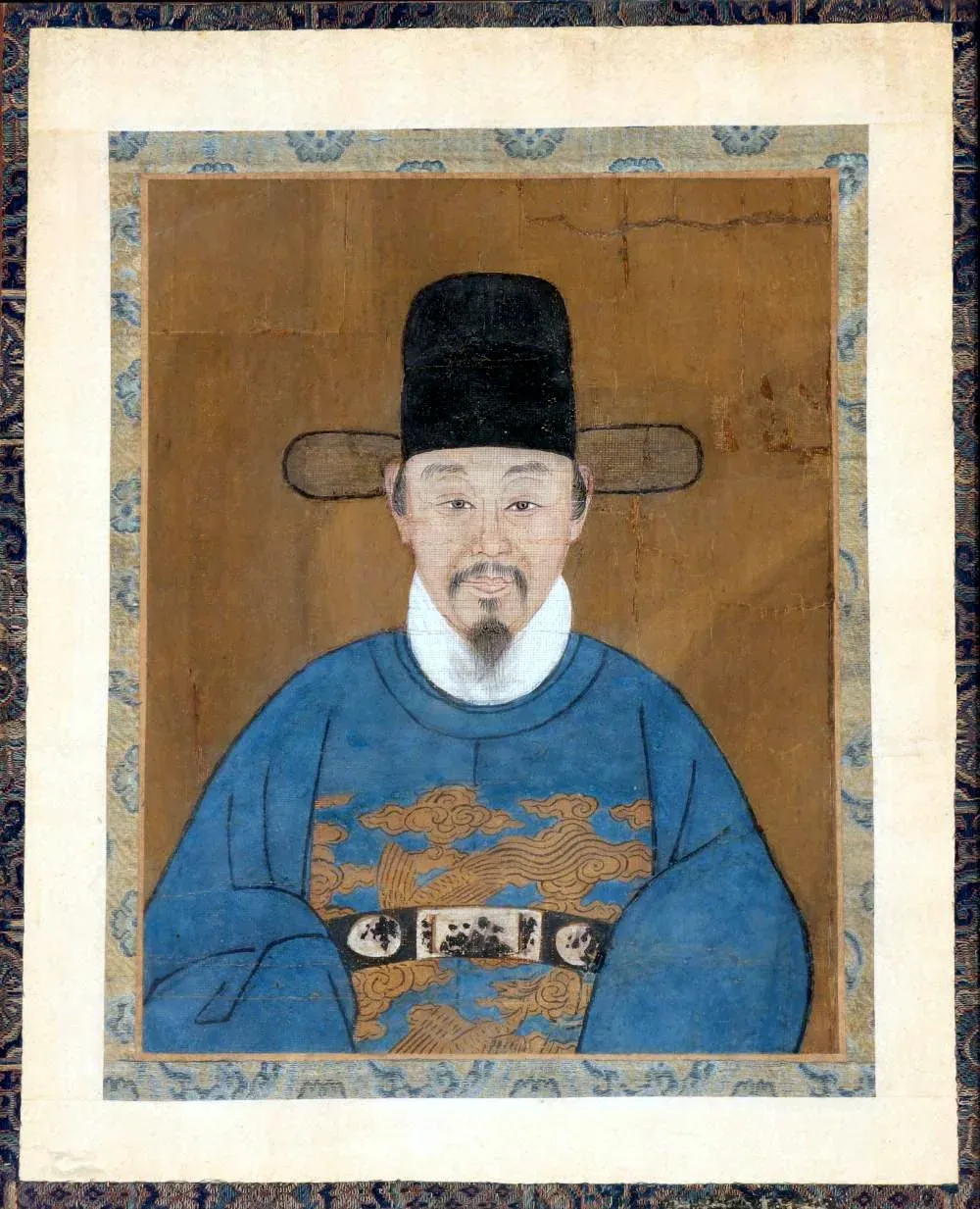 Framed Korean Official Portrait Joseon Dynasty Chairish