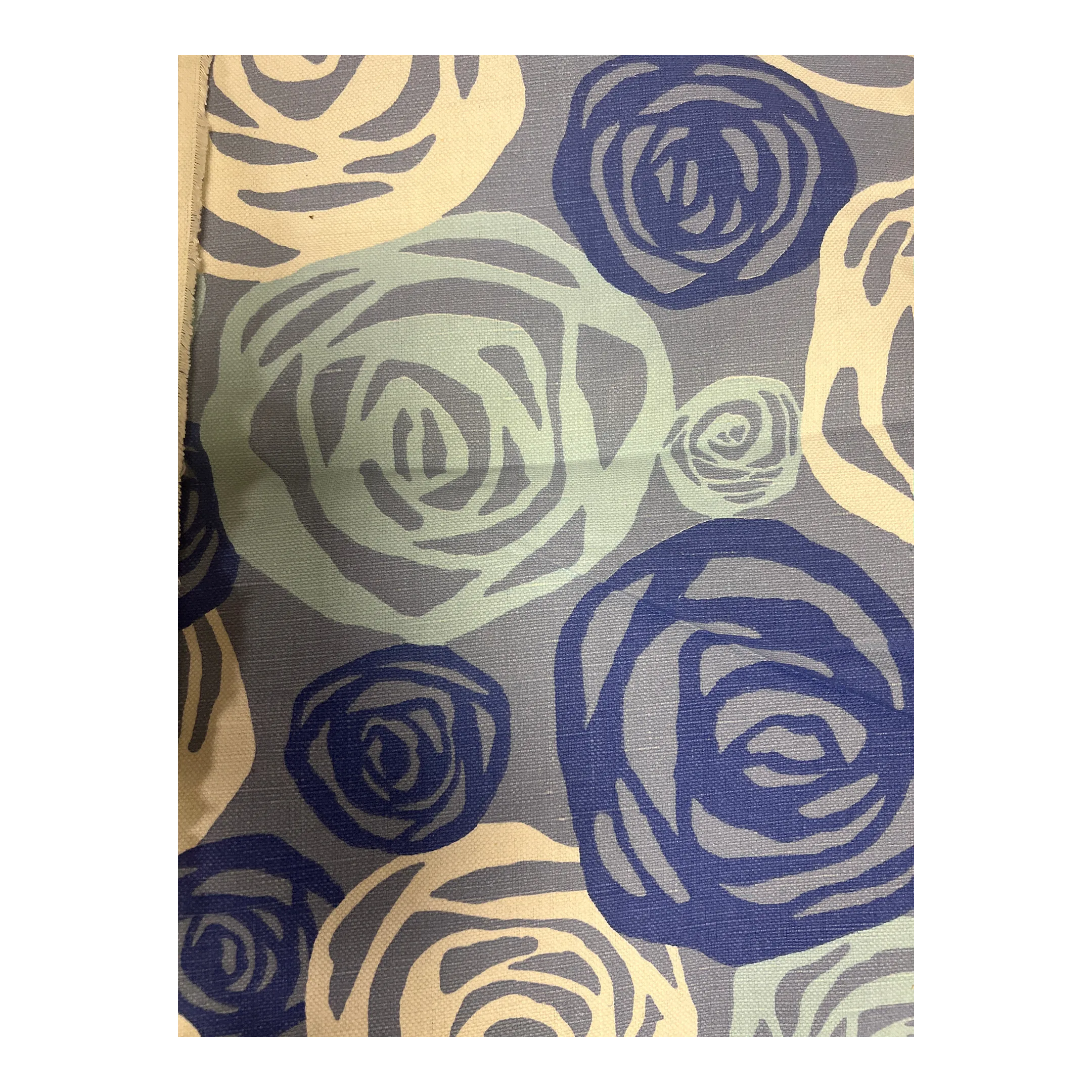 Maine Cottage Blue Floral Print Fabric- 2.25Yards