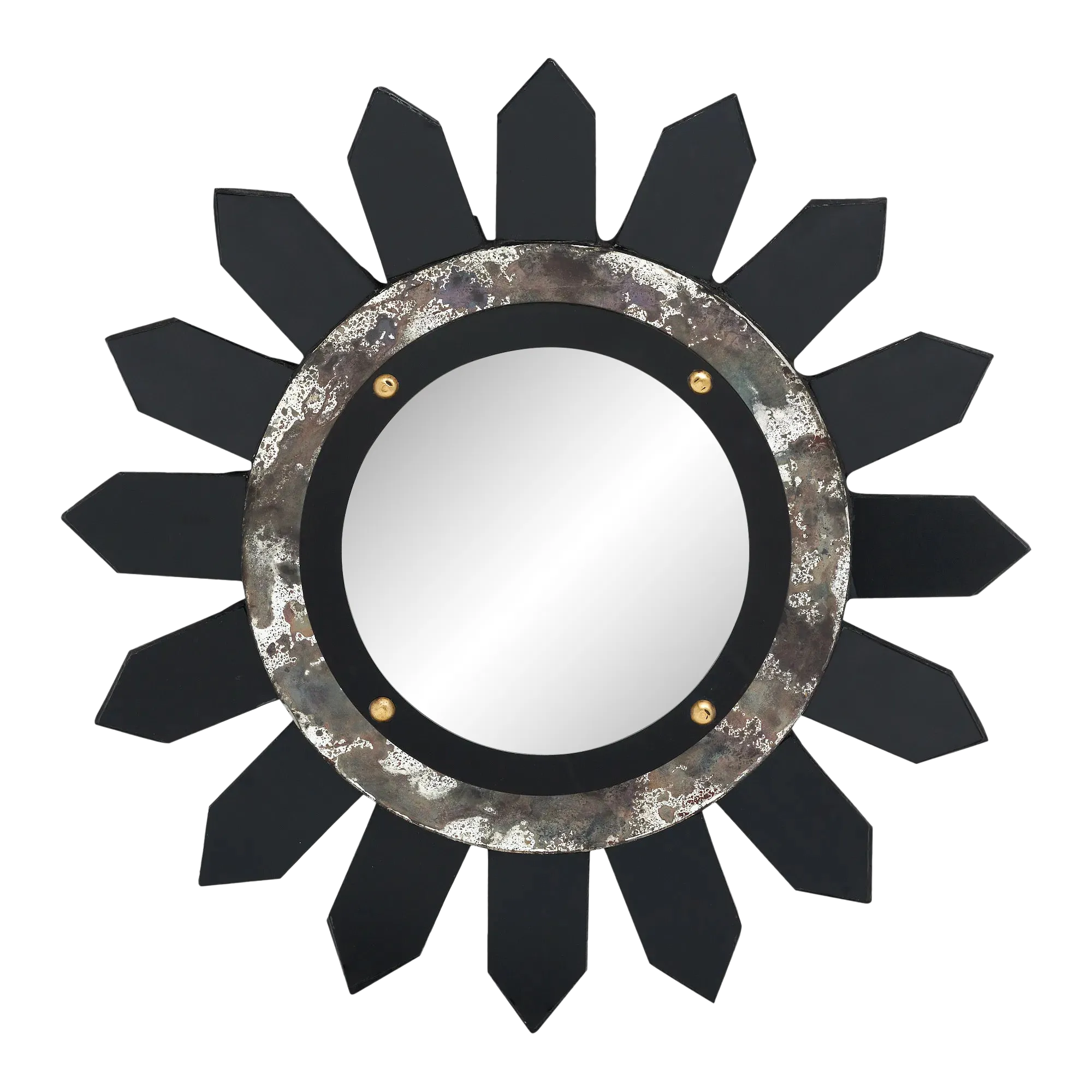 Modernist Sunburst Mirror